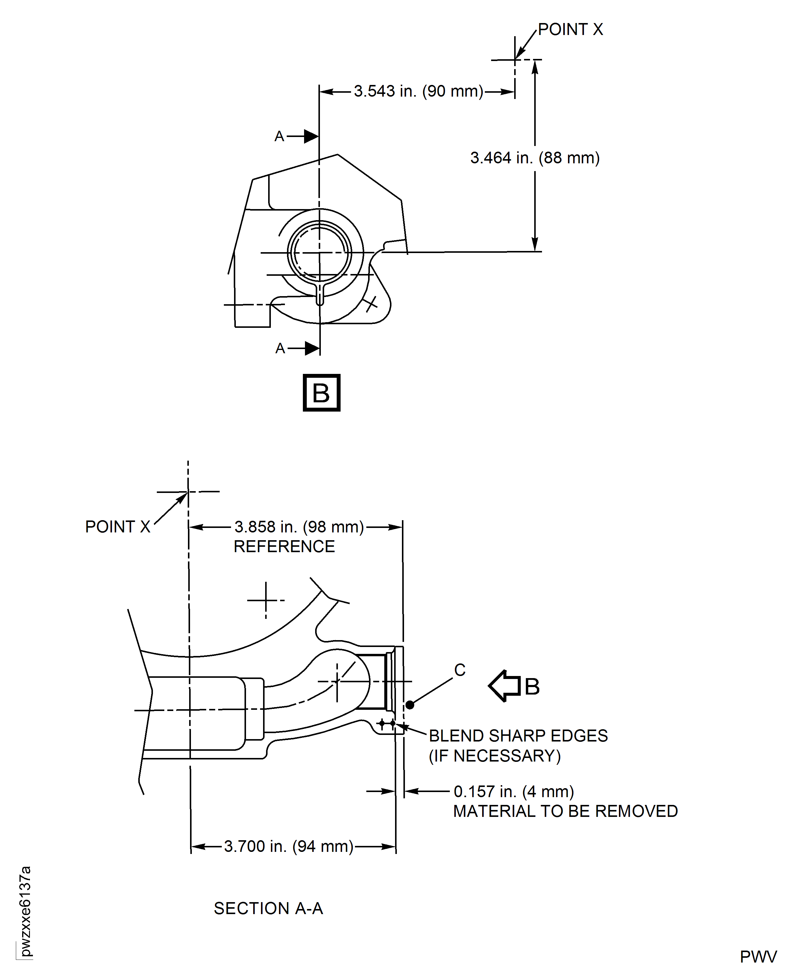 Repair Details and Dimensions