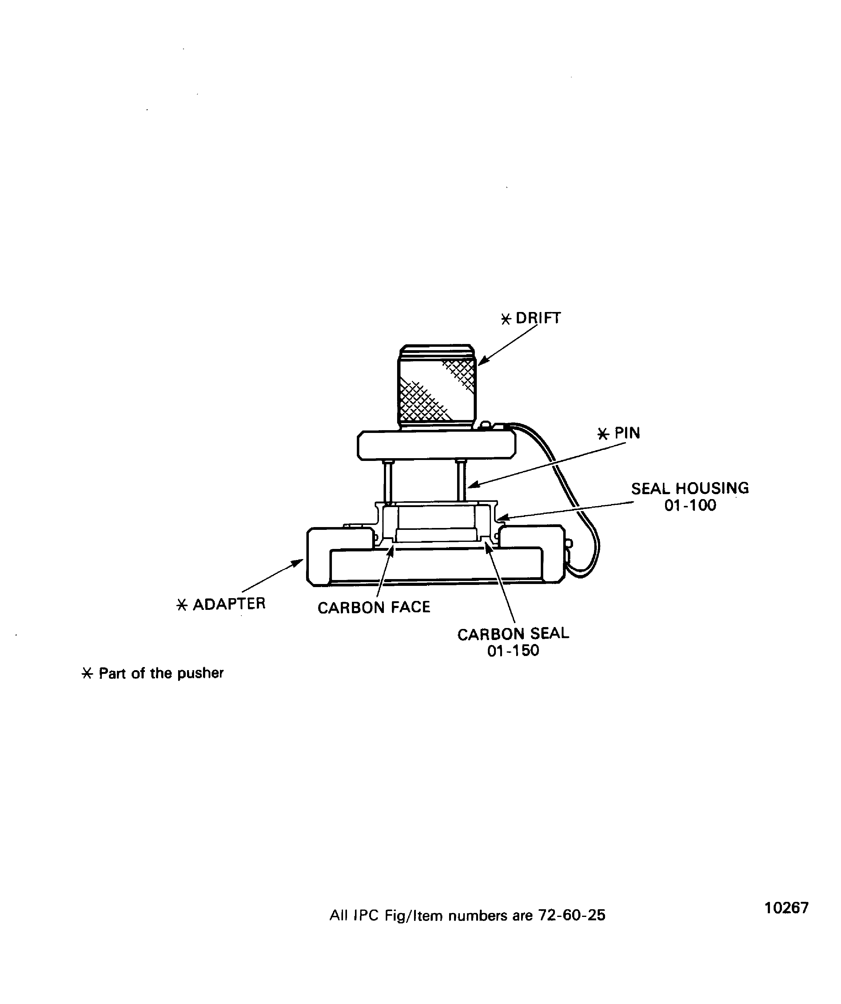 Remove the carbon seal from the seal housing