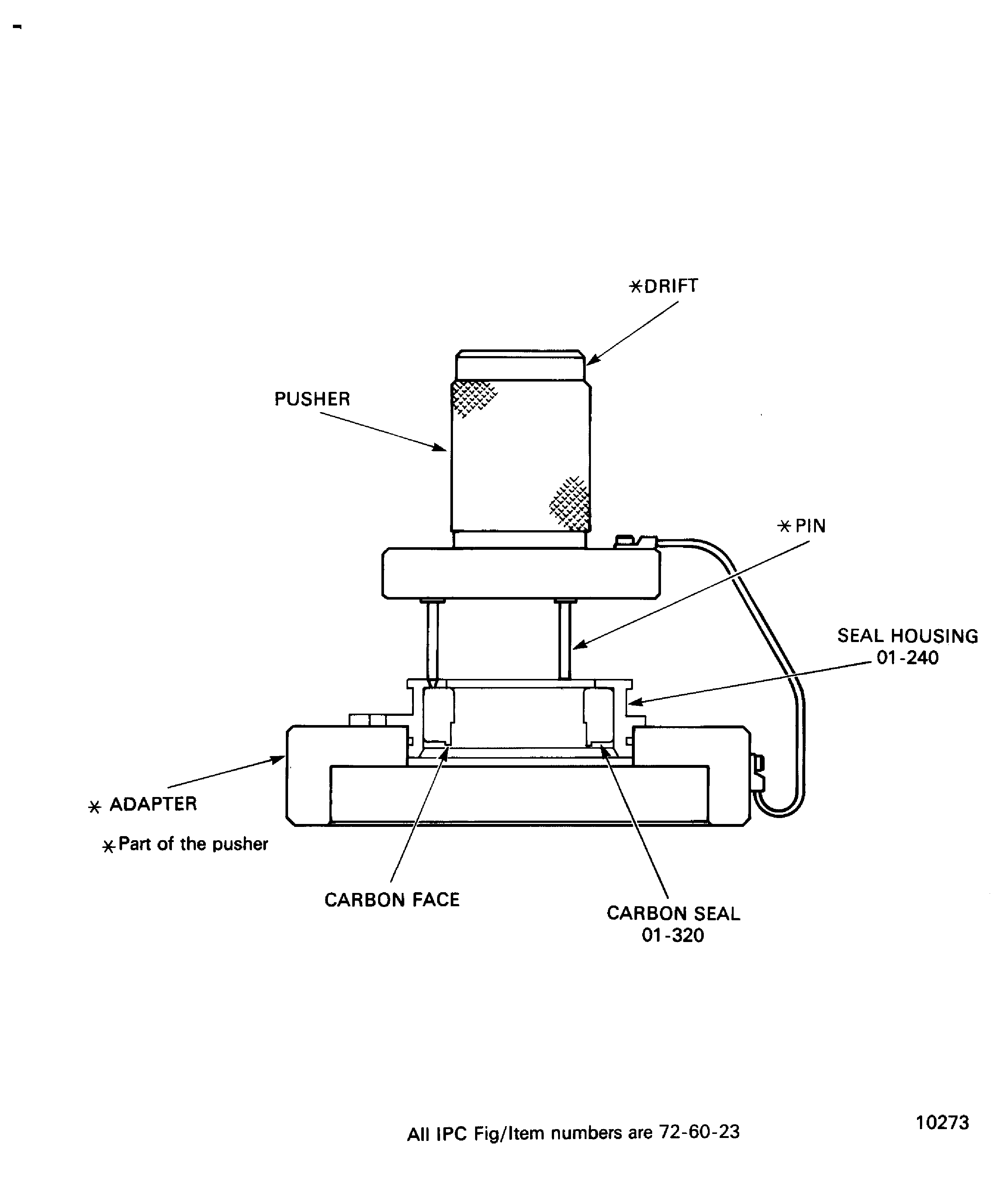 Remove the carbon seal from the seal housing