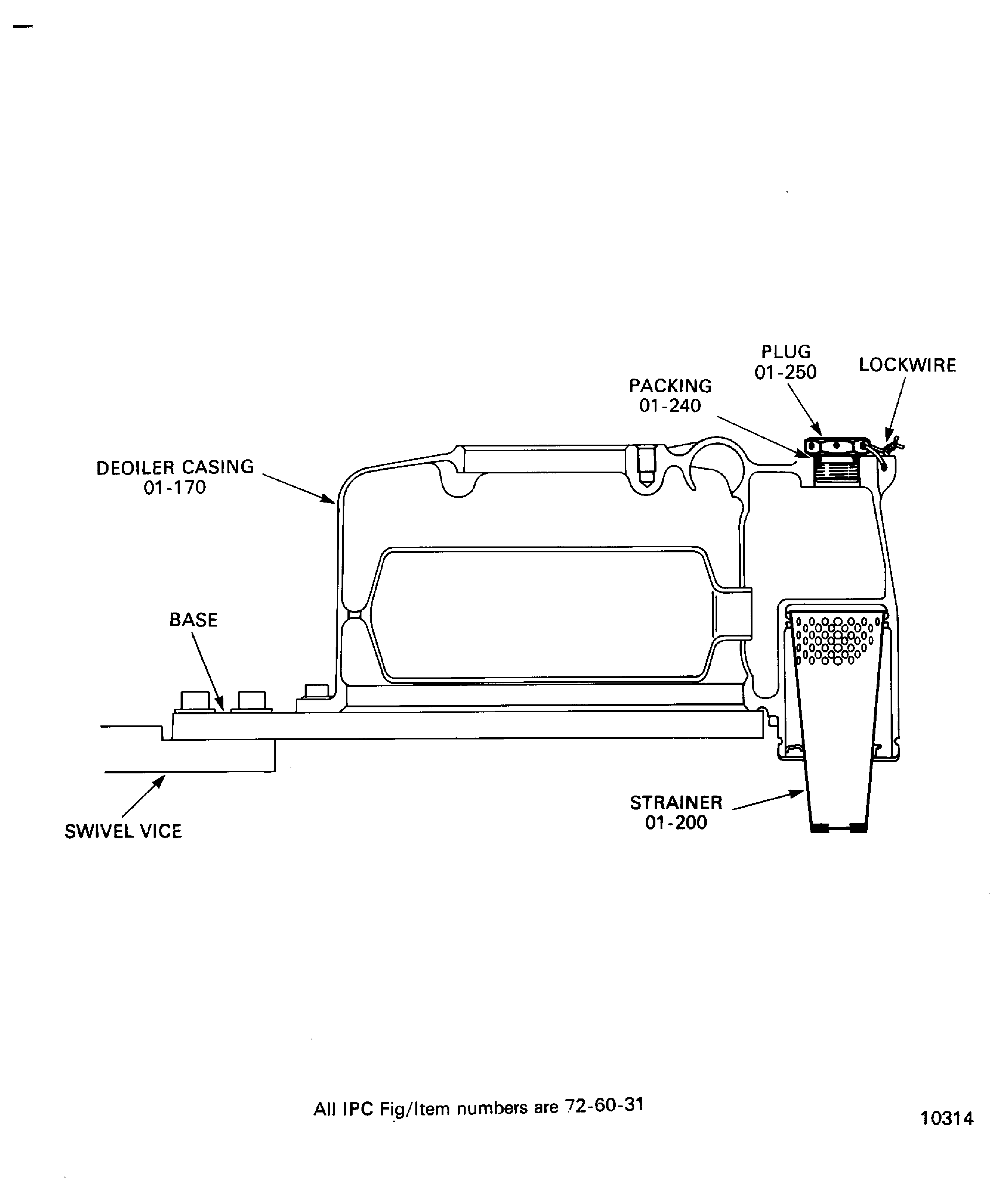 Install the strainer and the plug on the deoiler case