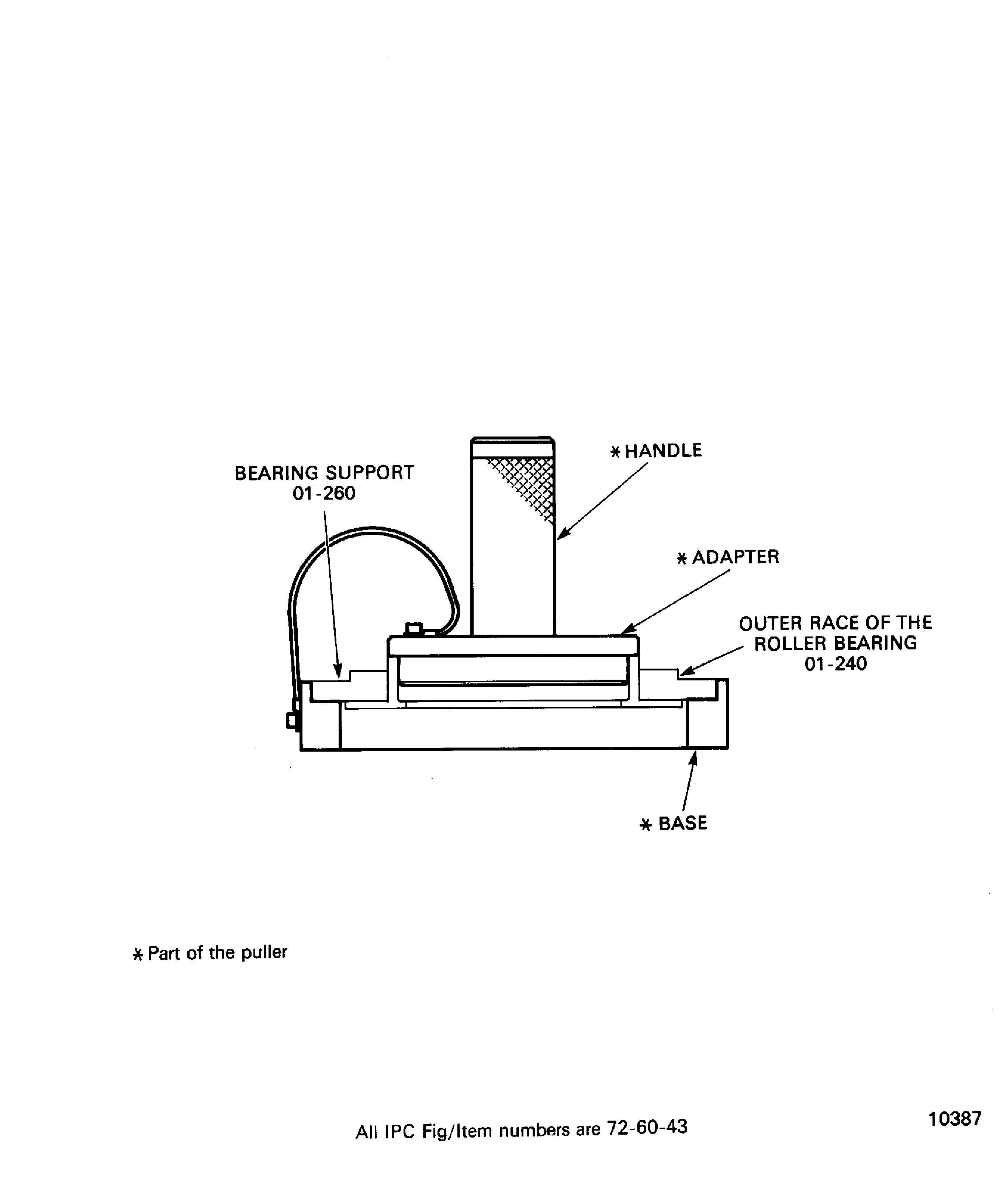 Remove the Outer Race of the Roller Bearing from the Bearing Support