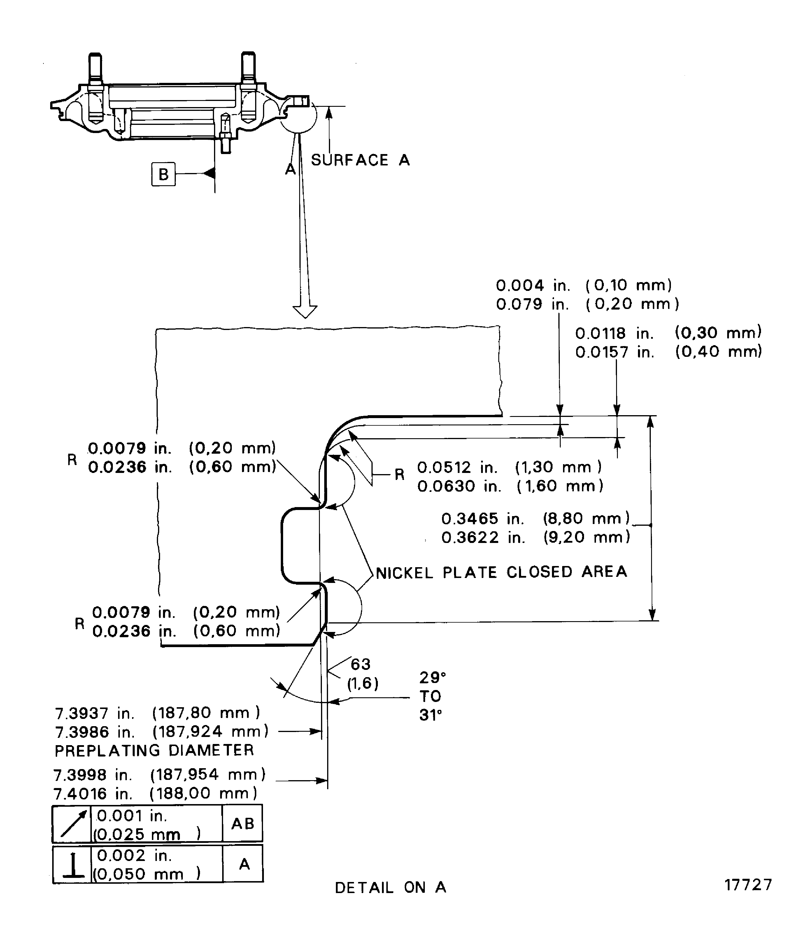 Repair details and dimension