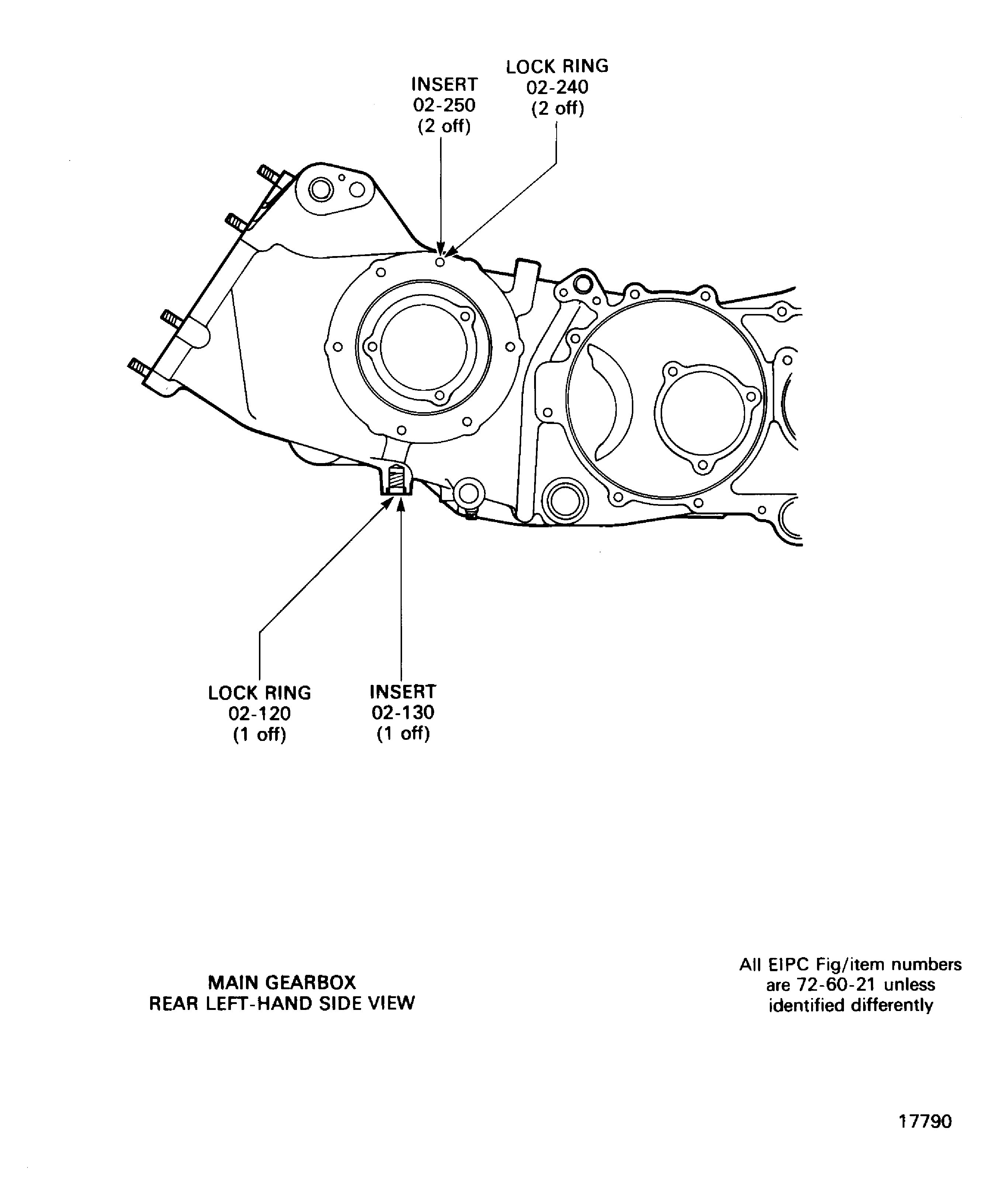Replace damaged inserts and lock rings