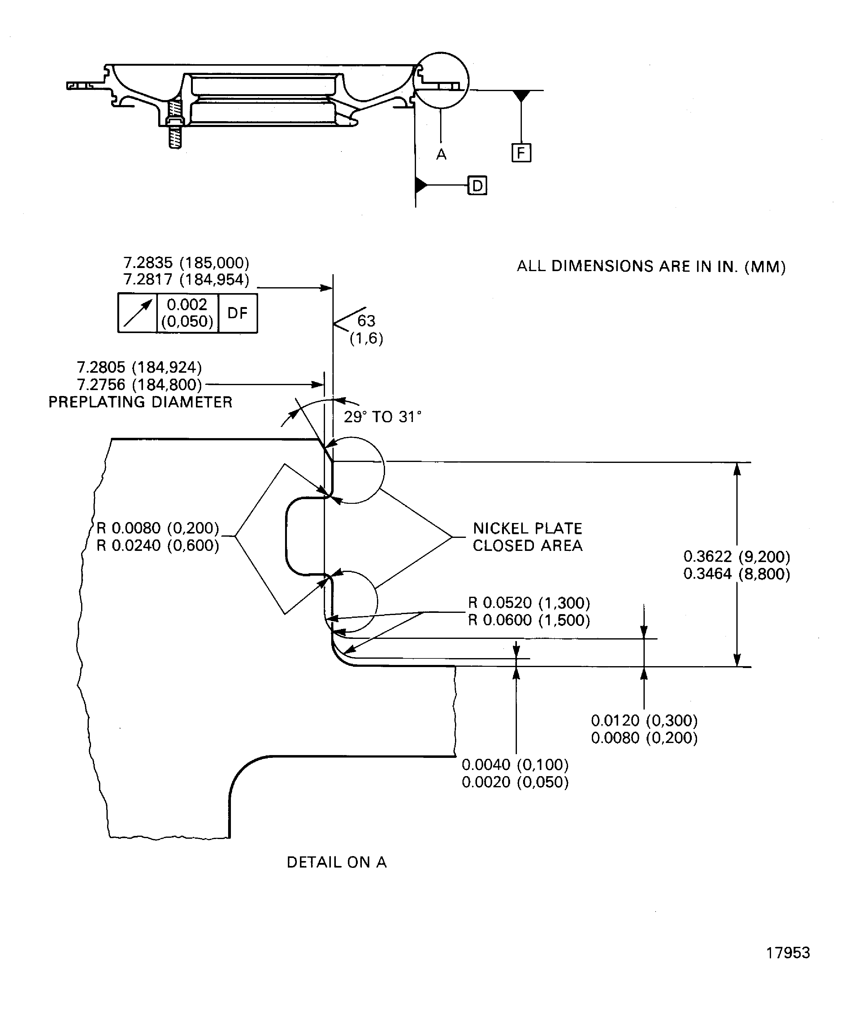 Repair Details and Dimensions
