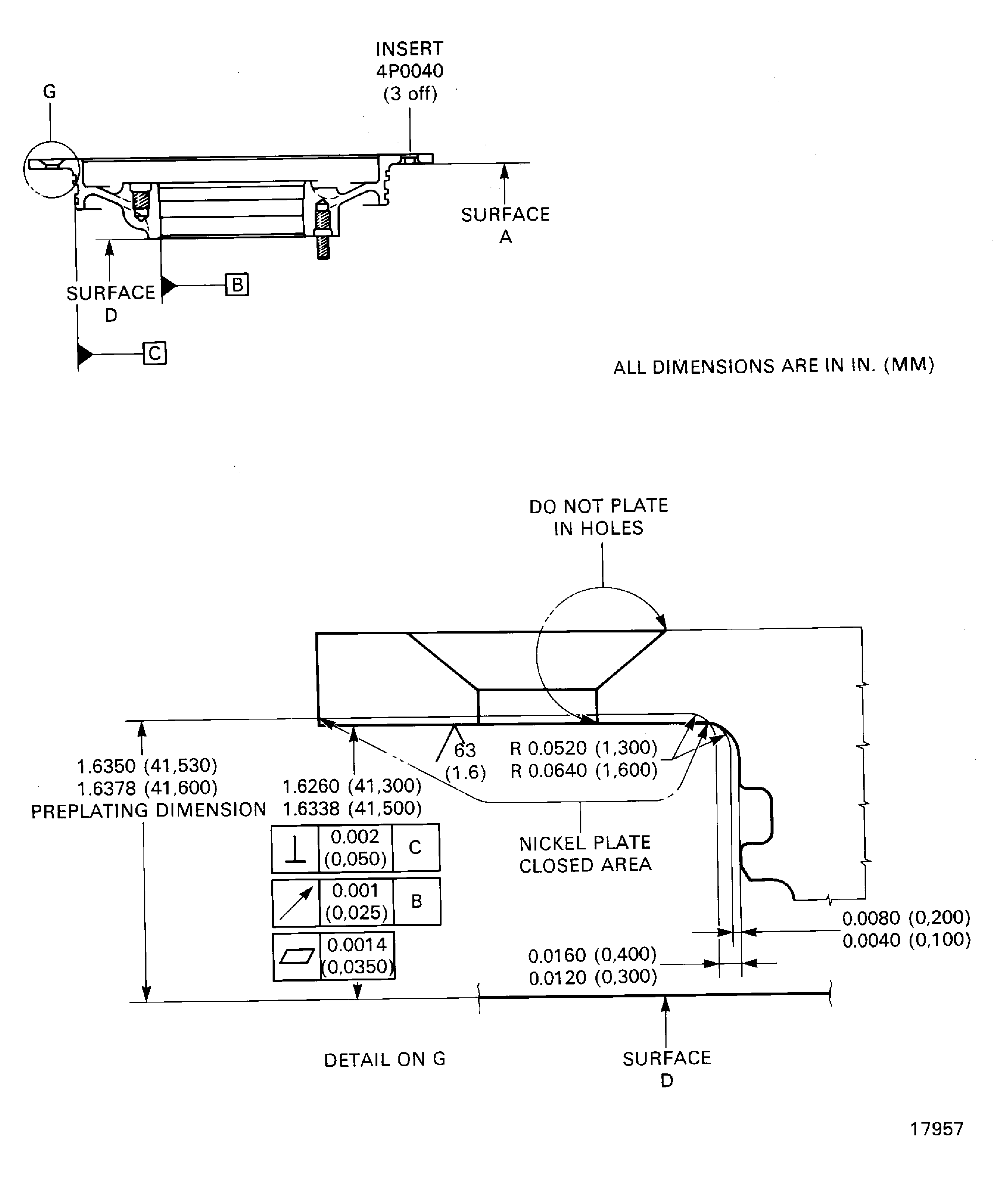 Repair Details and Dimensions