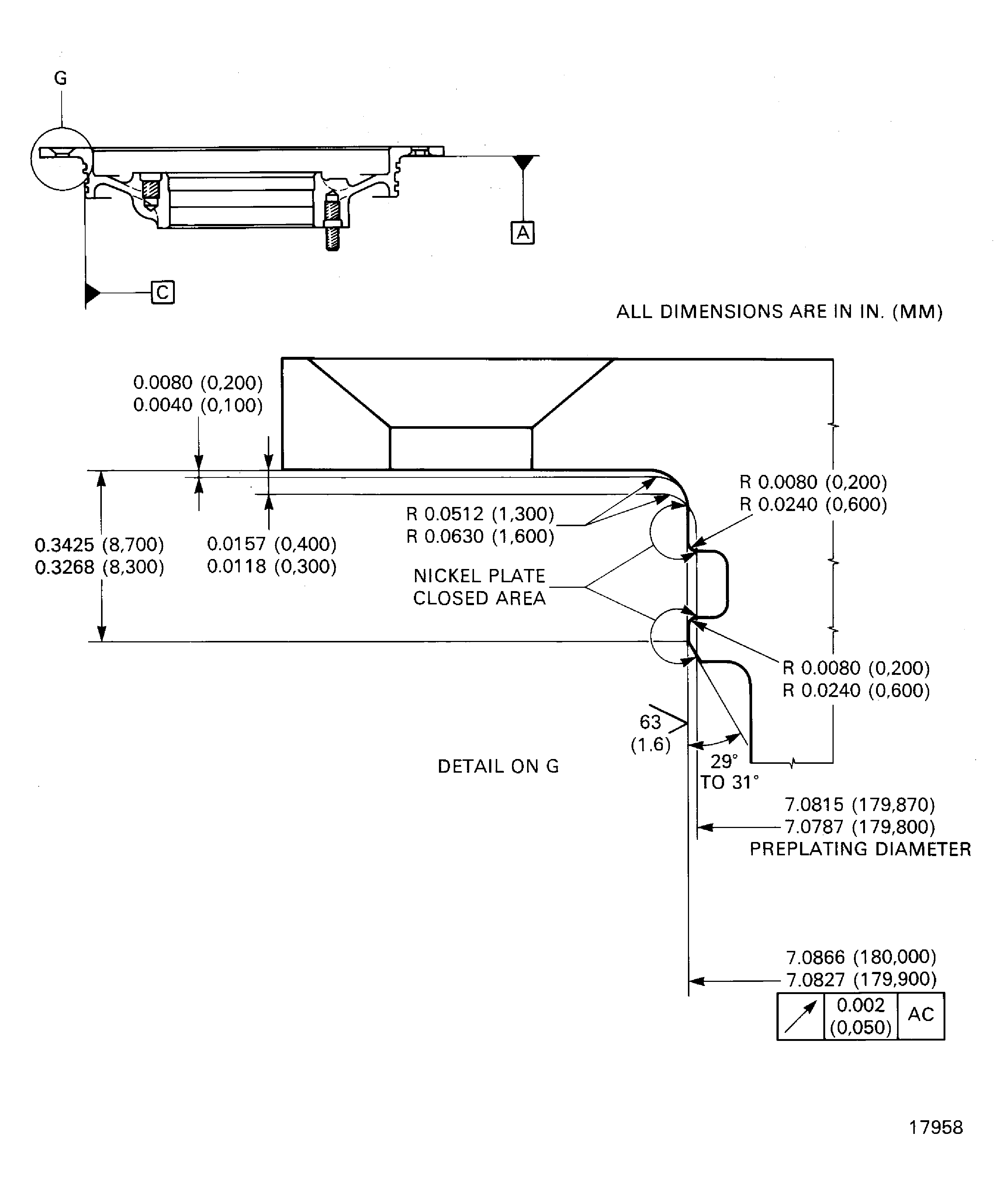 Repair Details and Dimensions