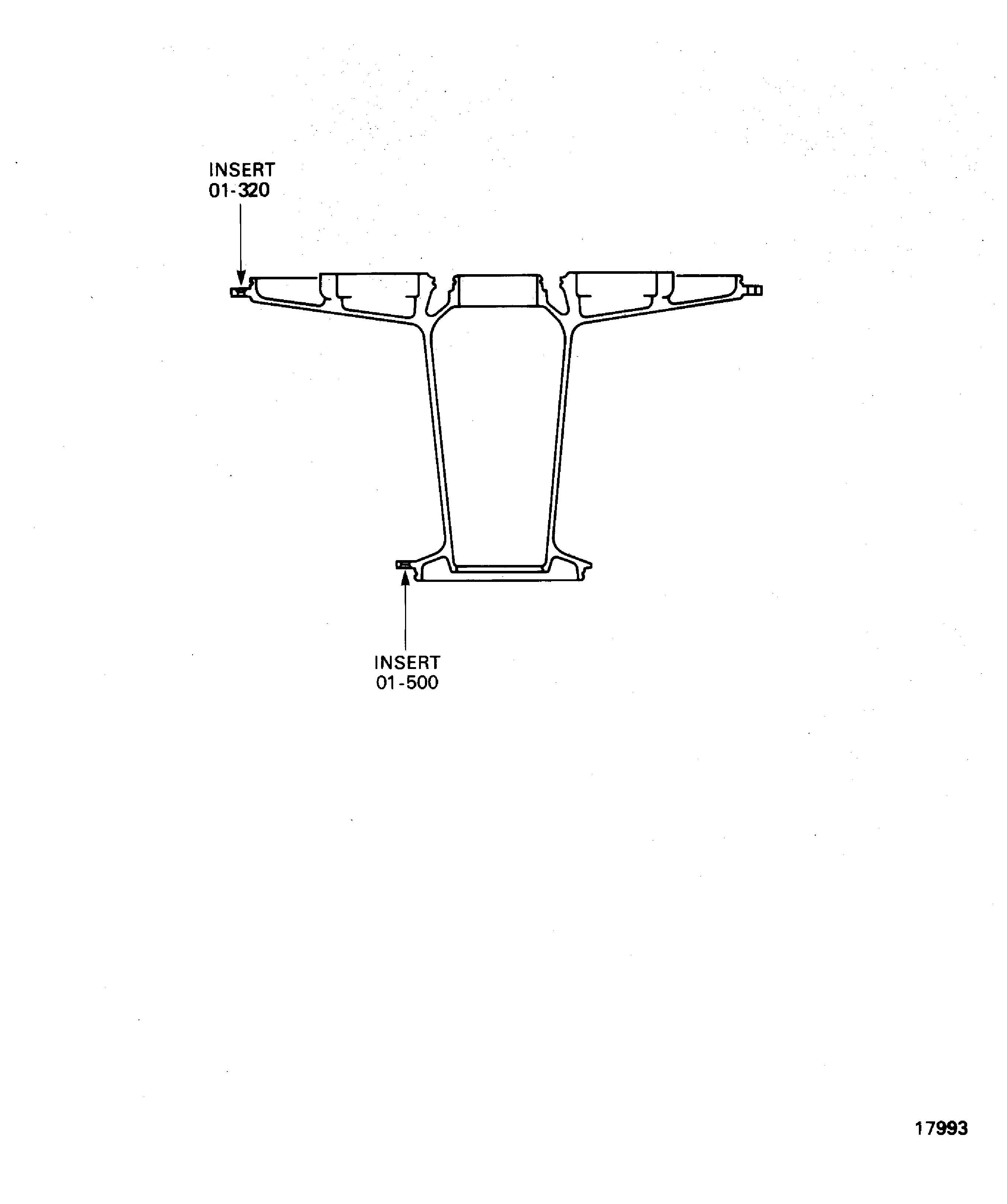 Replace the damaged inserts in the angle gearbox support
