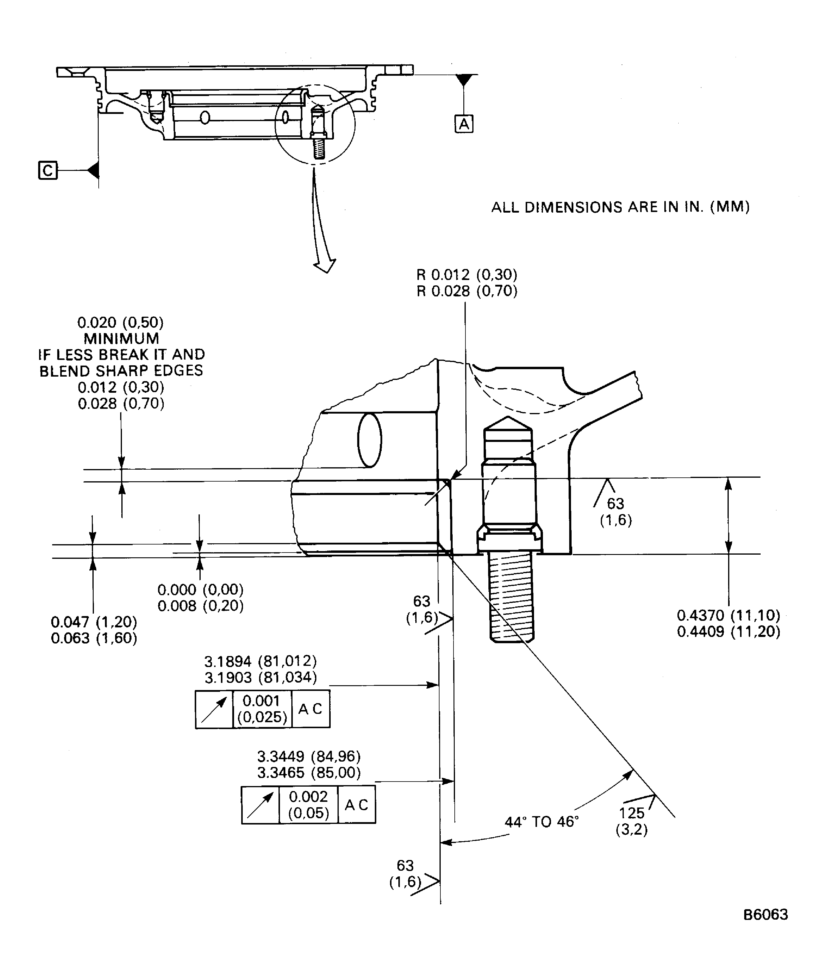 Repair Details And Dimensions