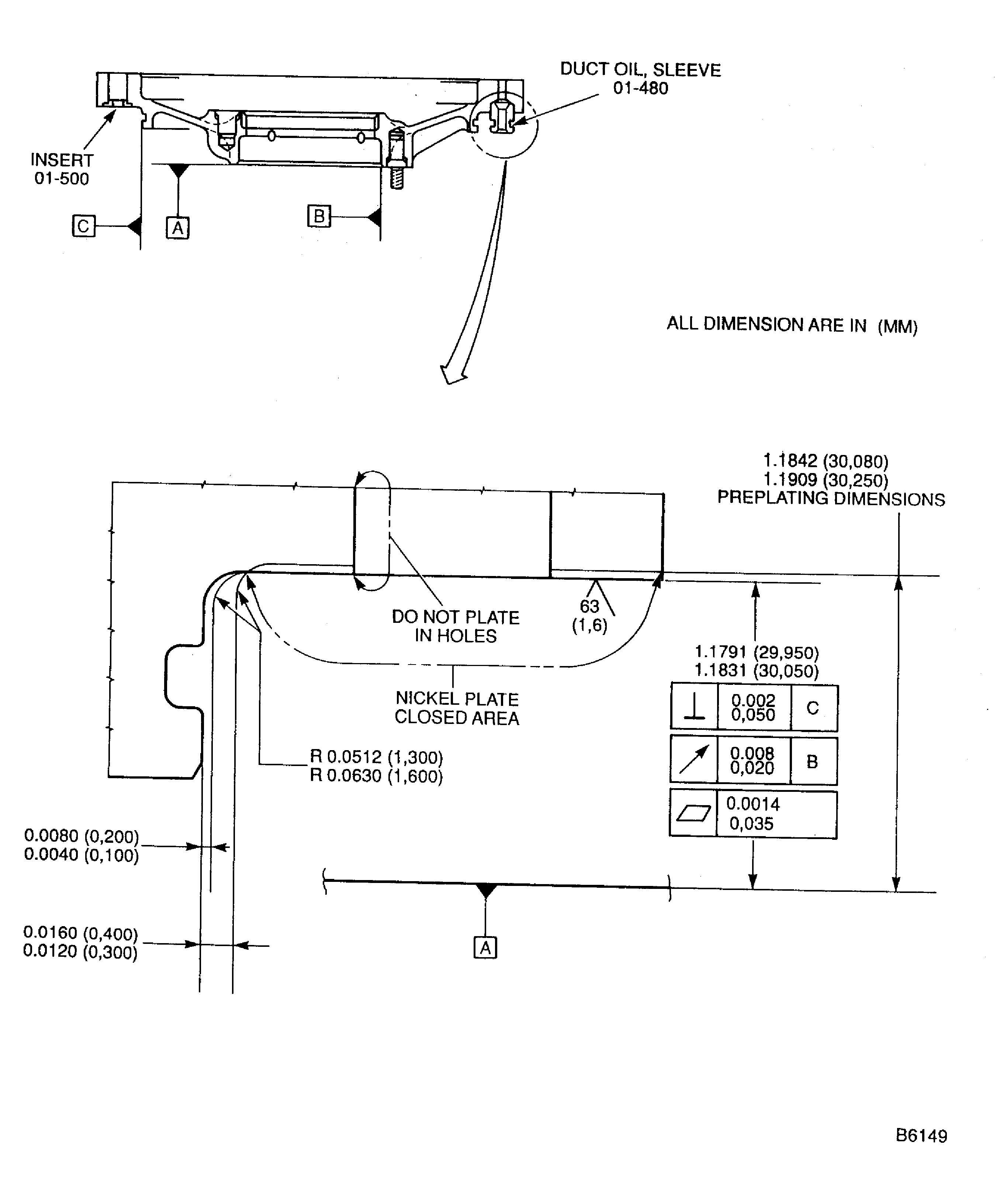 Repair Details and Dimensions