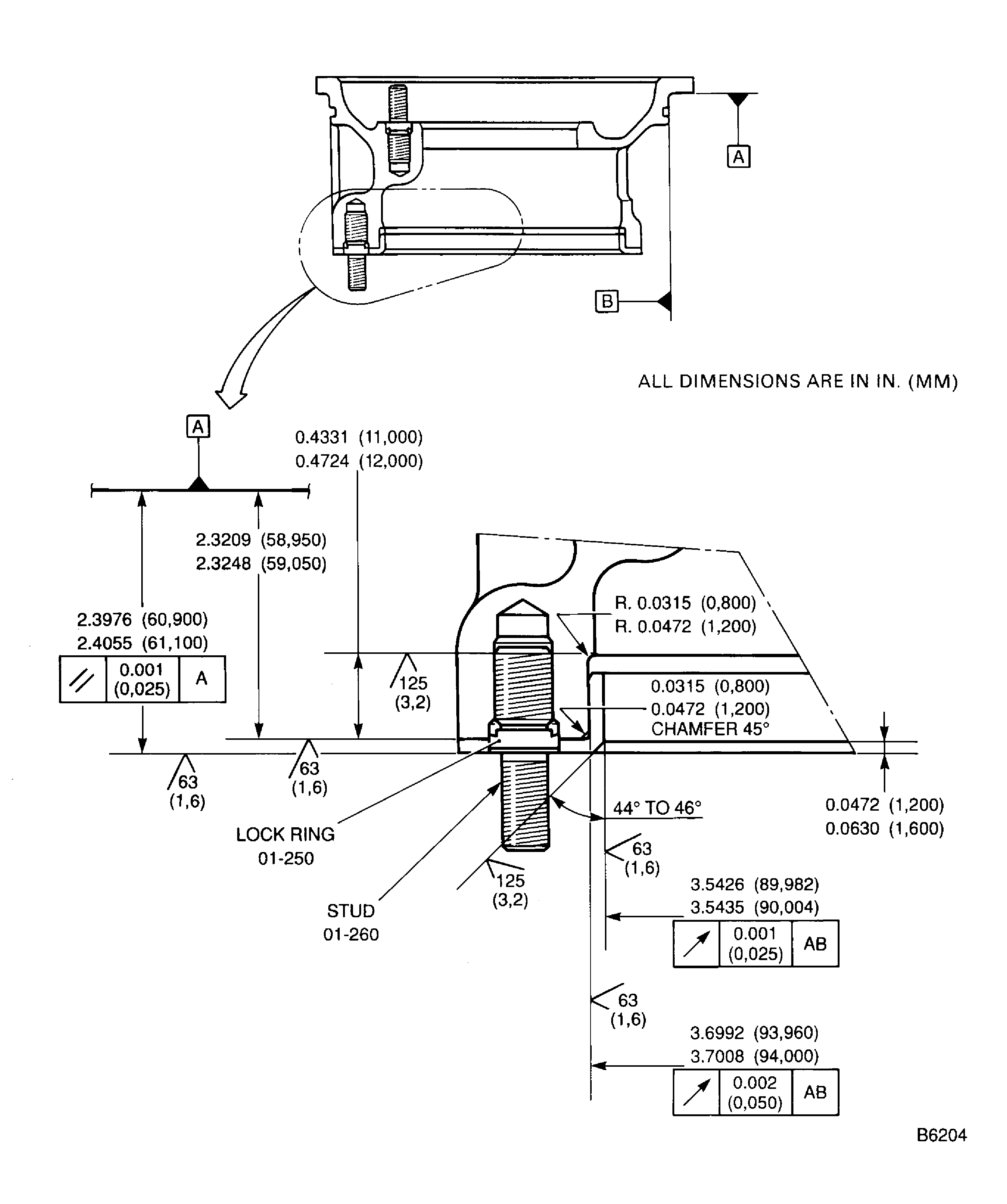 Repair The Bearing Mating Surface
