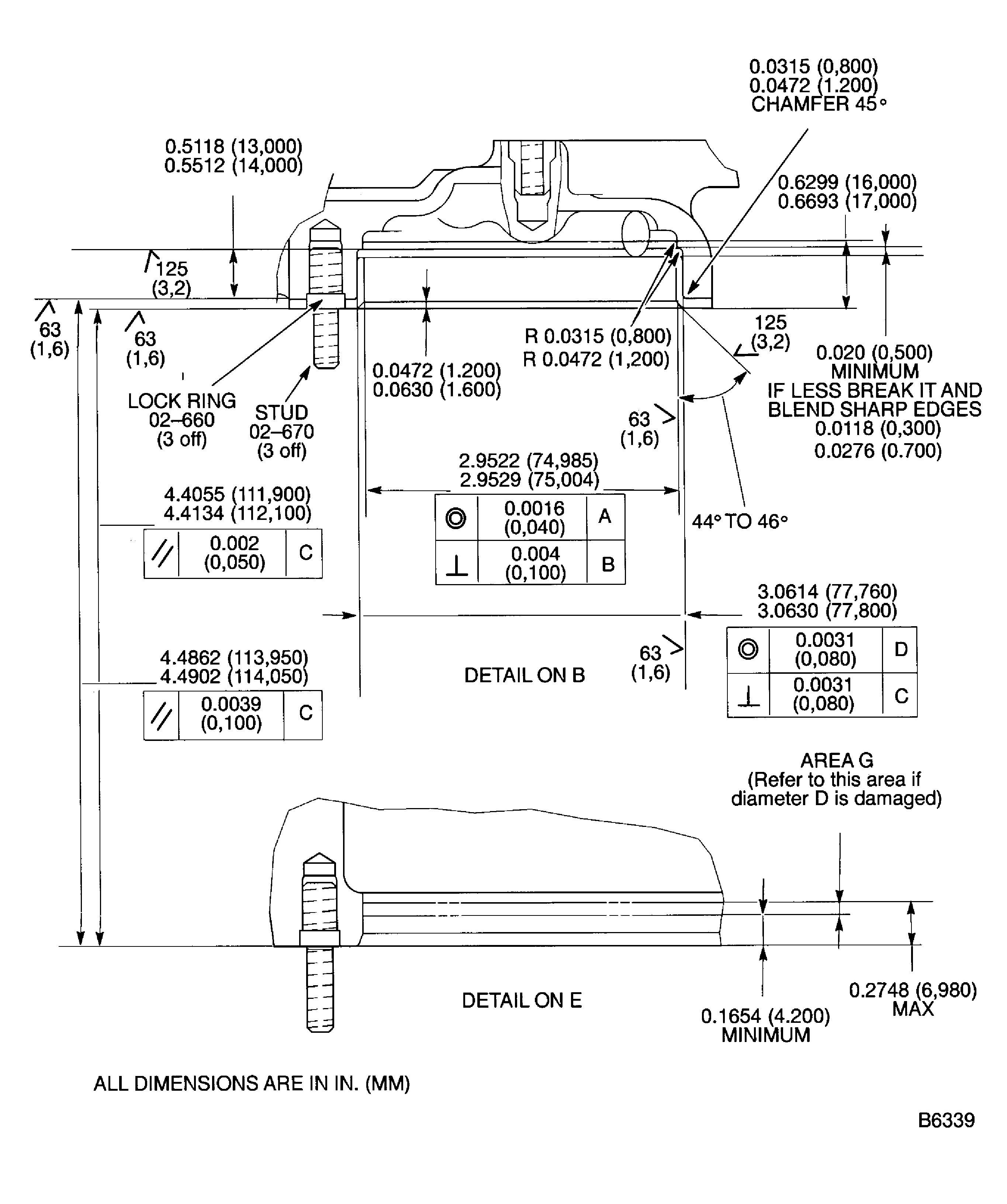 Repair Details And Dimensions