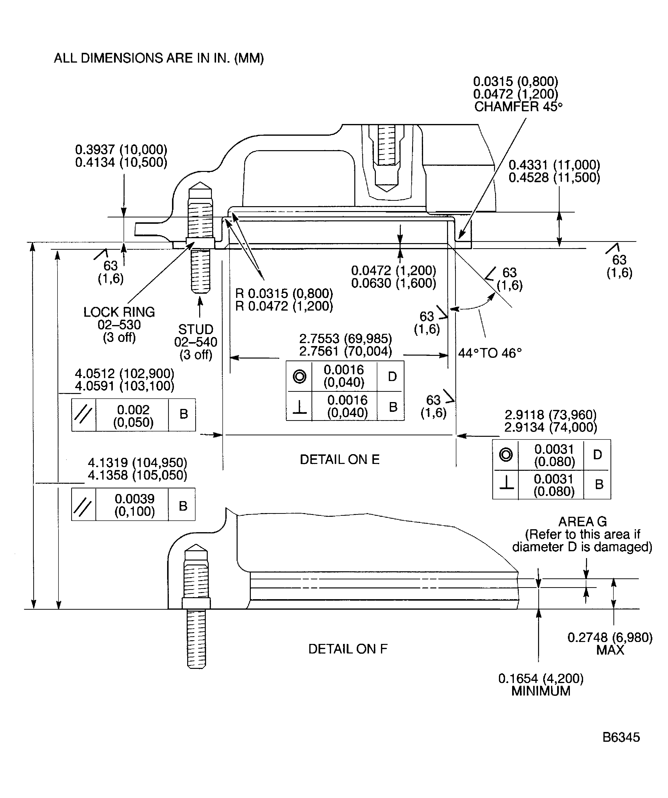 Repair Details And Dimensions