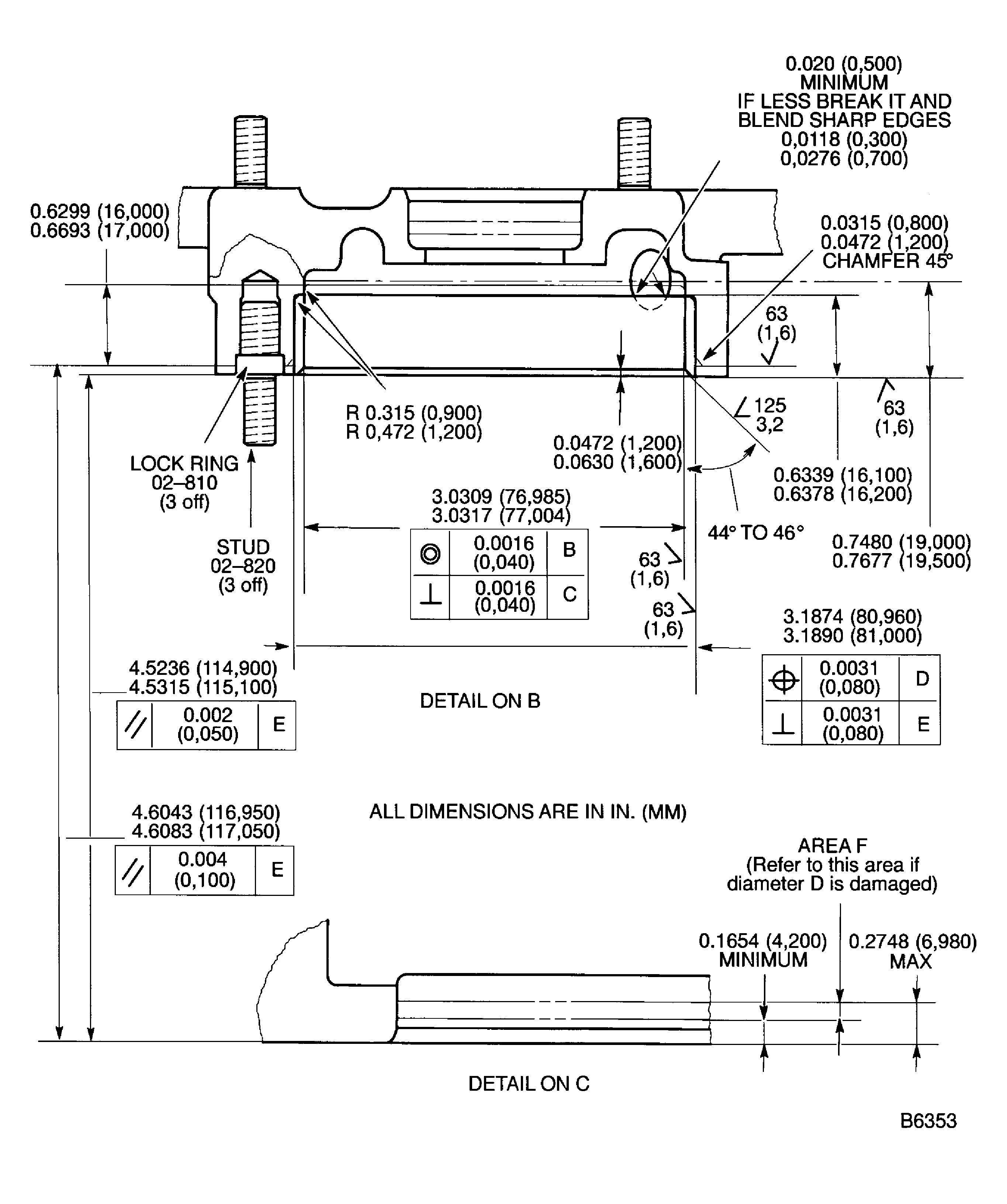 Repair Details And Dimensions