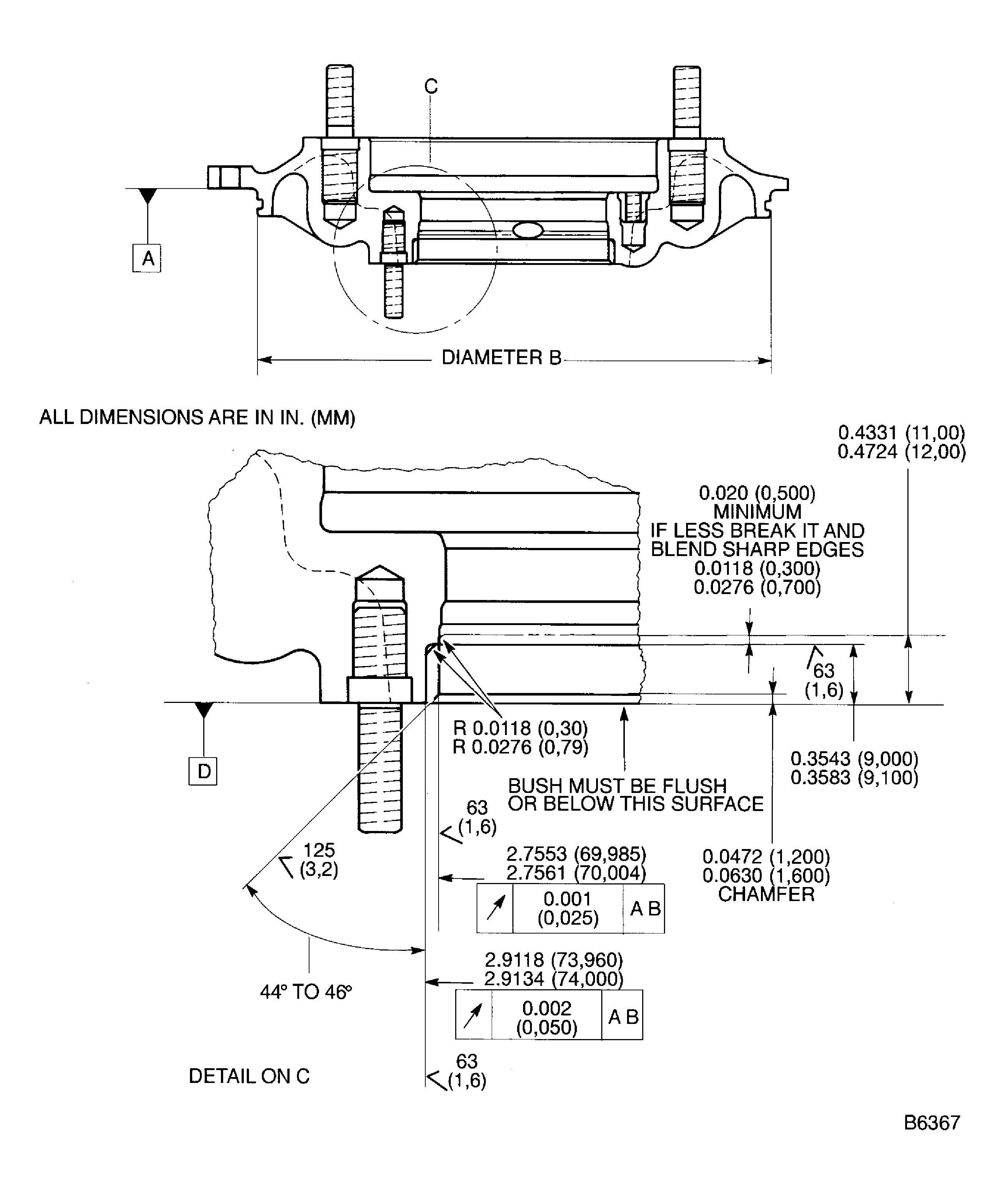 Repair Details And Dimensions