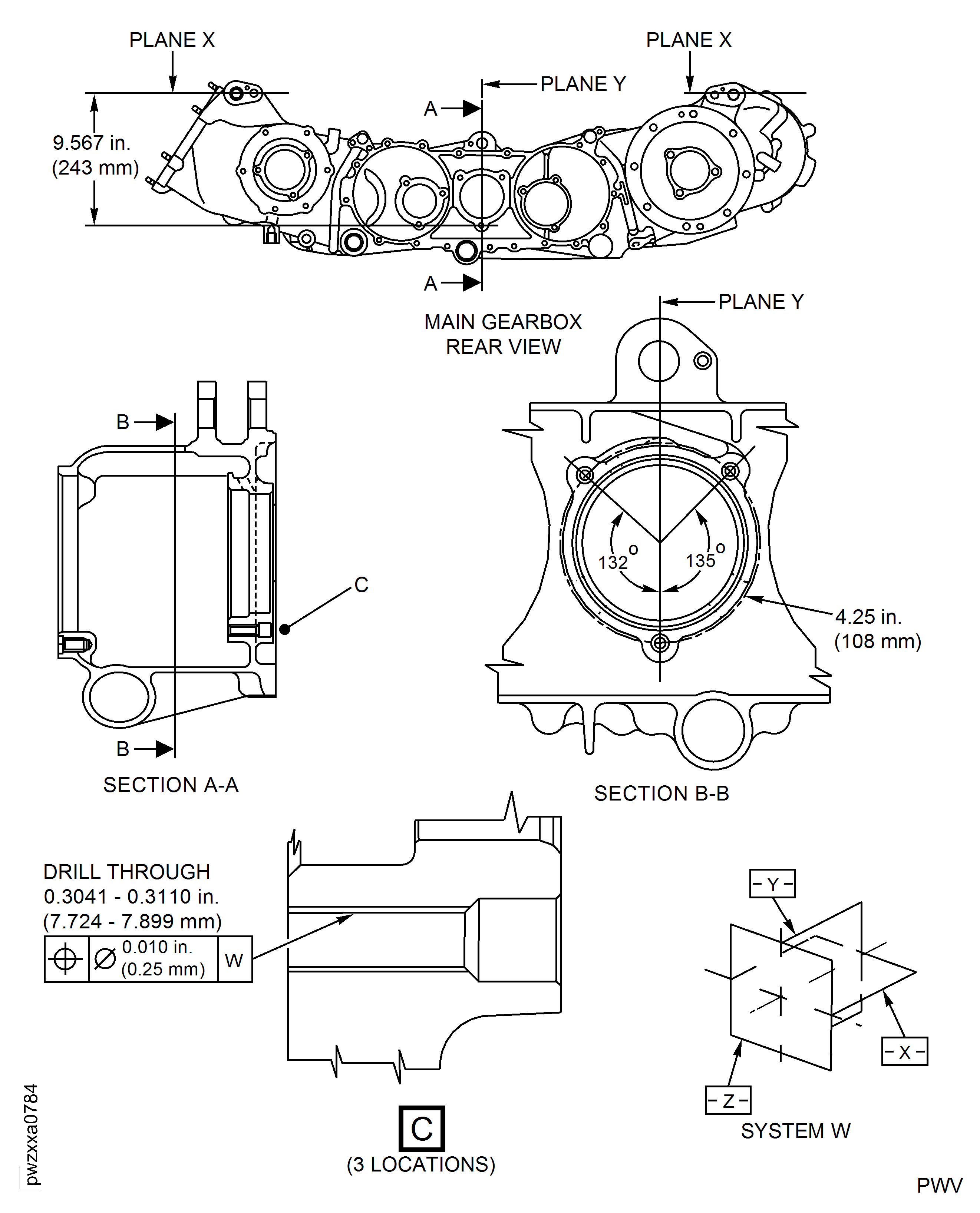 Helical Insert Locations