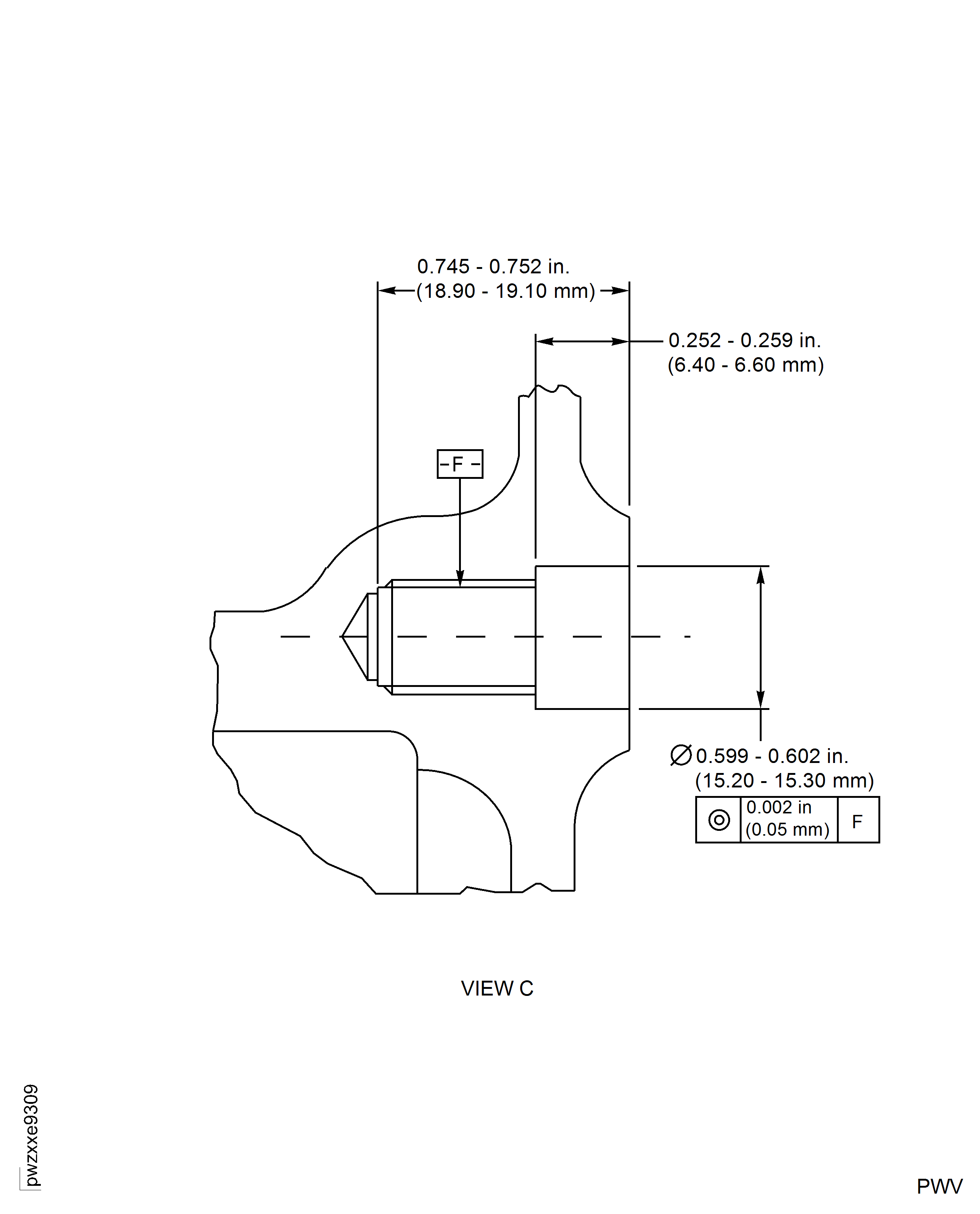 Repair details and dimensions