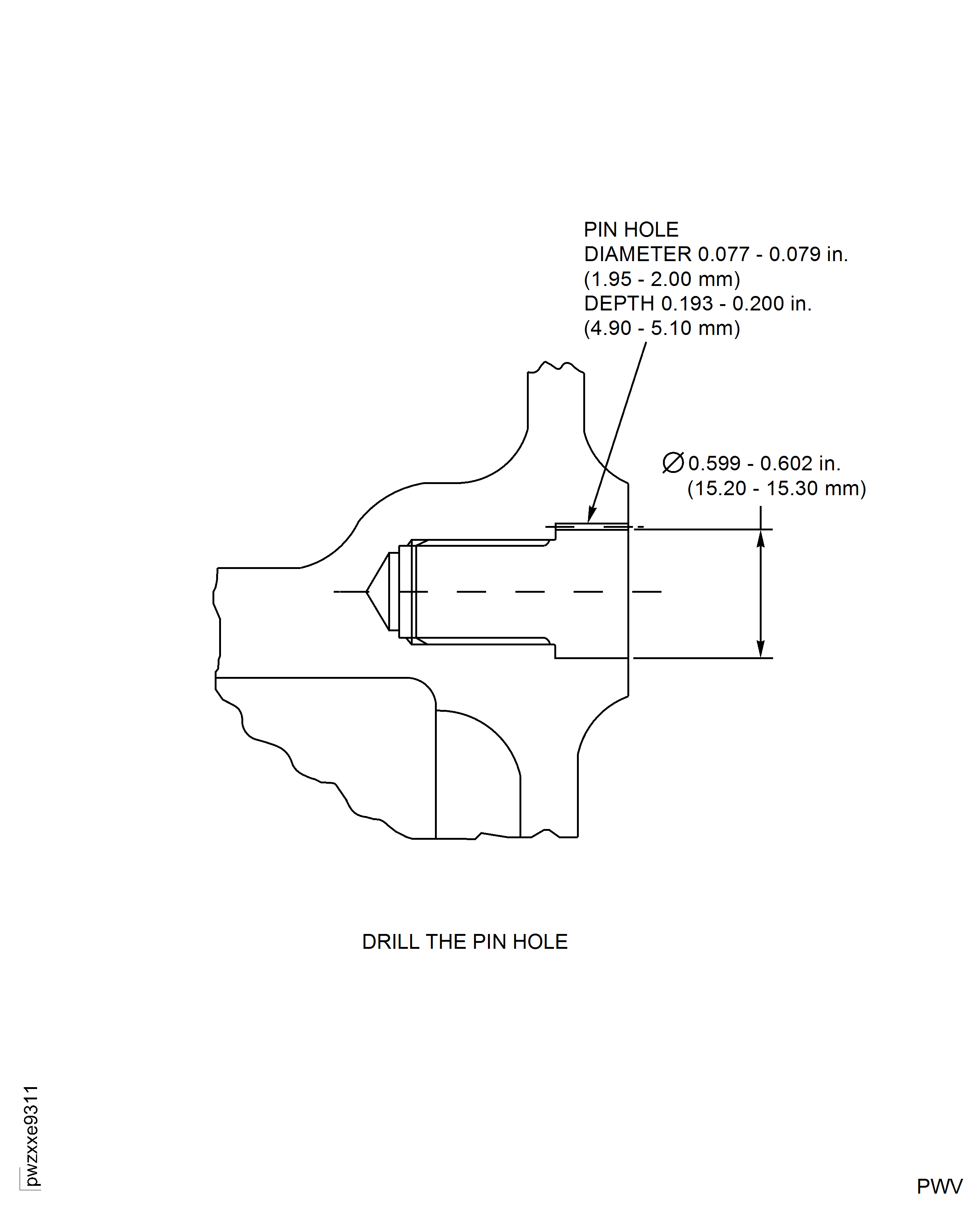 Repair details and dimensions