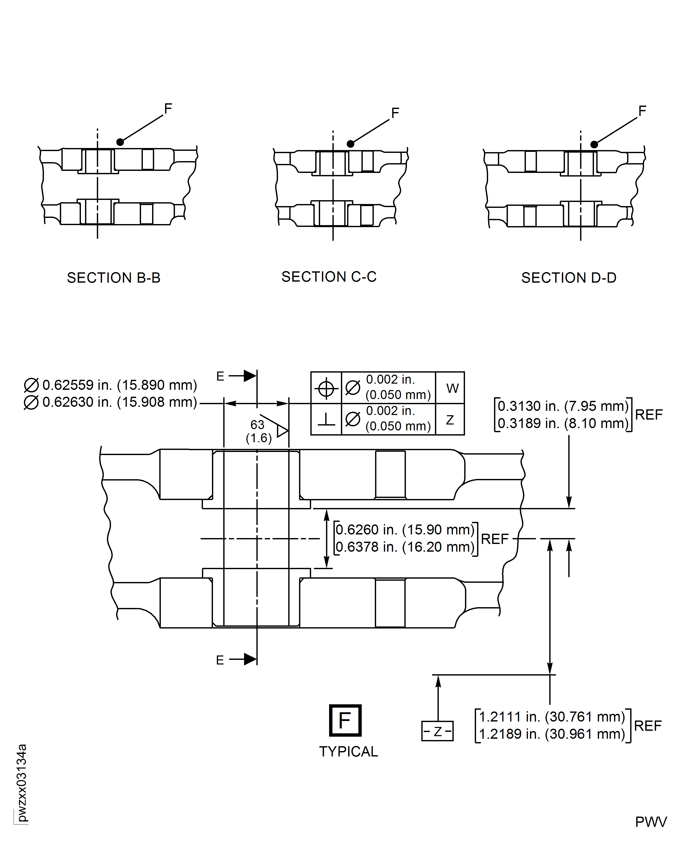 Repair Details and Dimensions