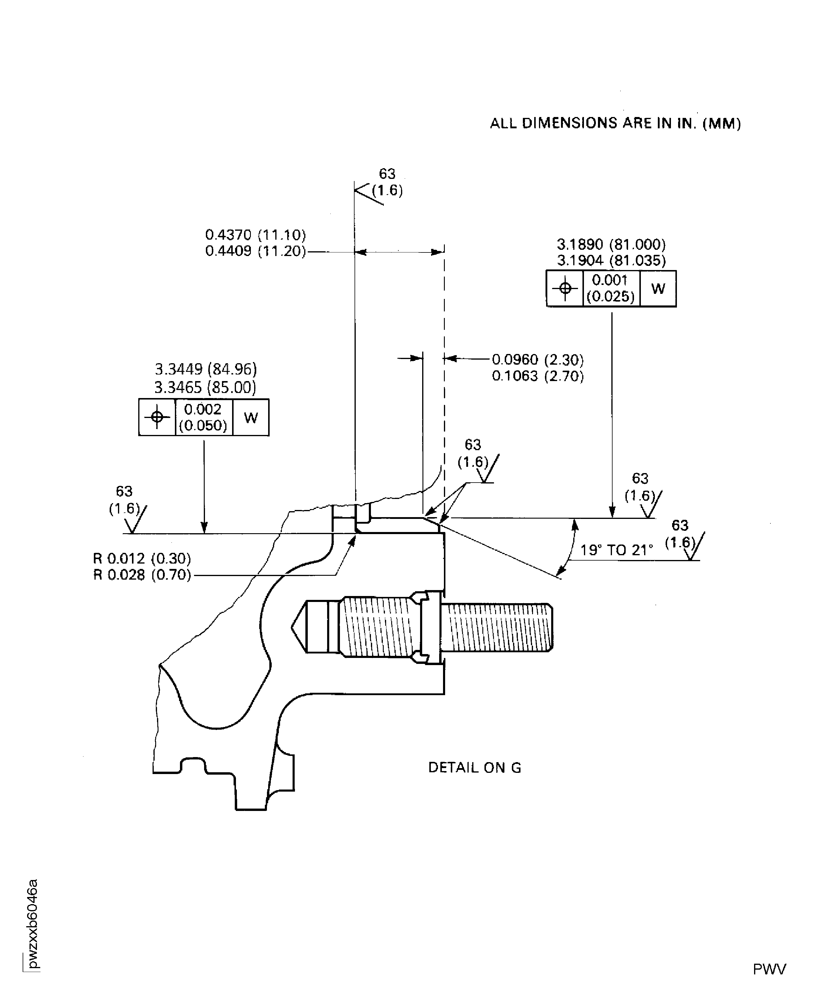 Repair The PMA Support Bore And Bushing In PMA Drive Housing