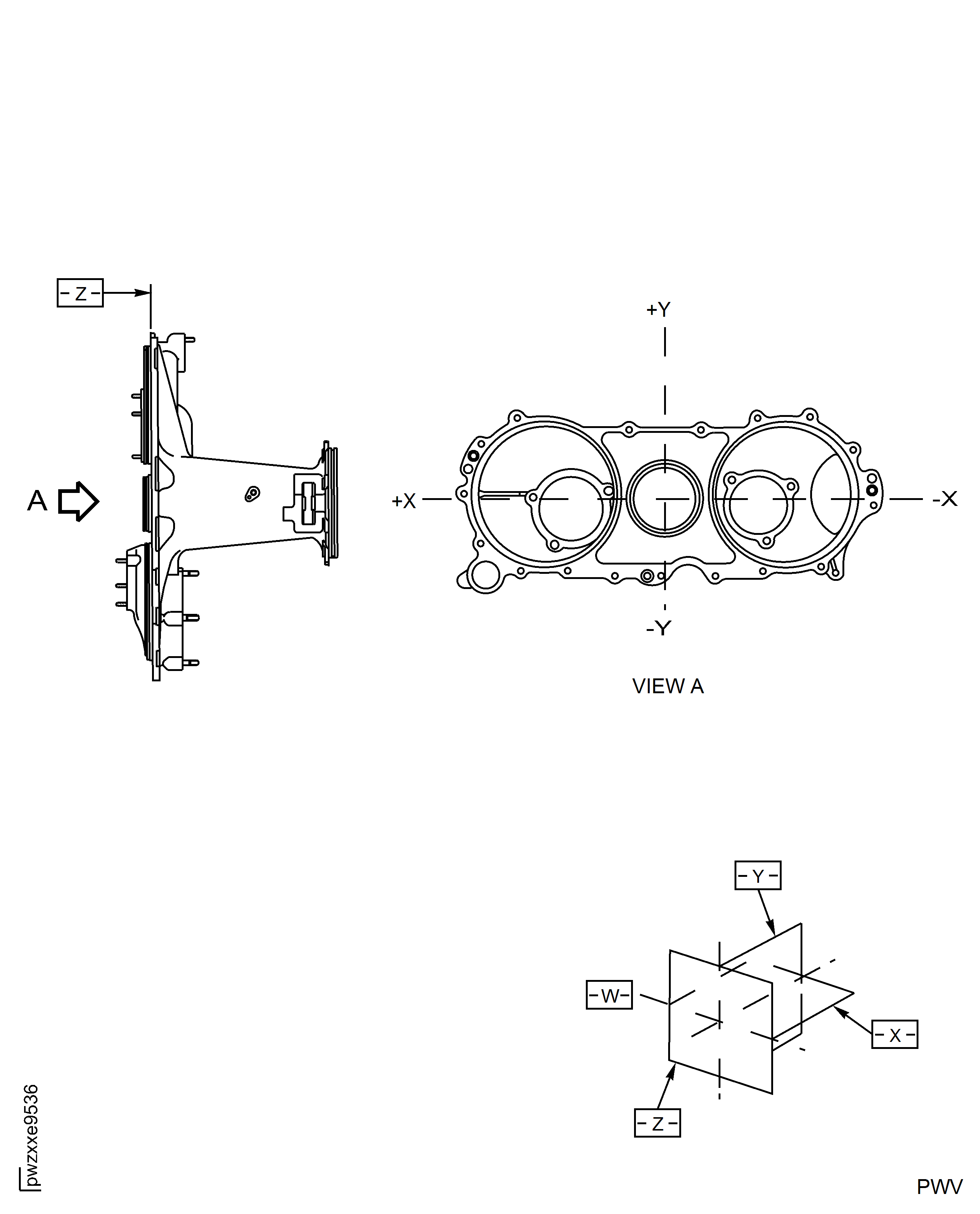 Angle Gearbox Support W-System
