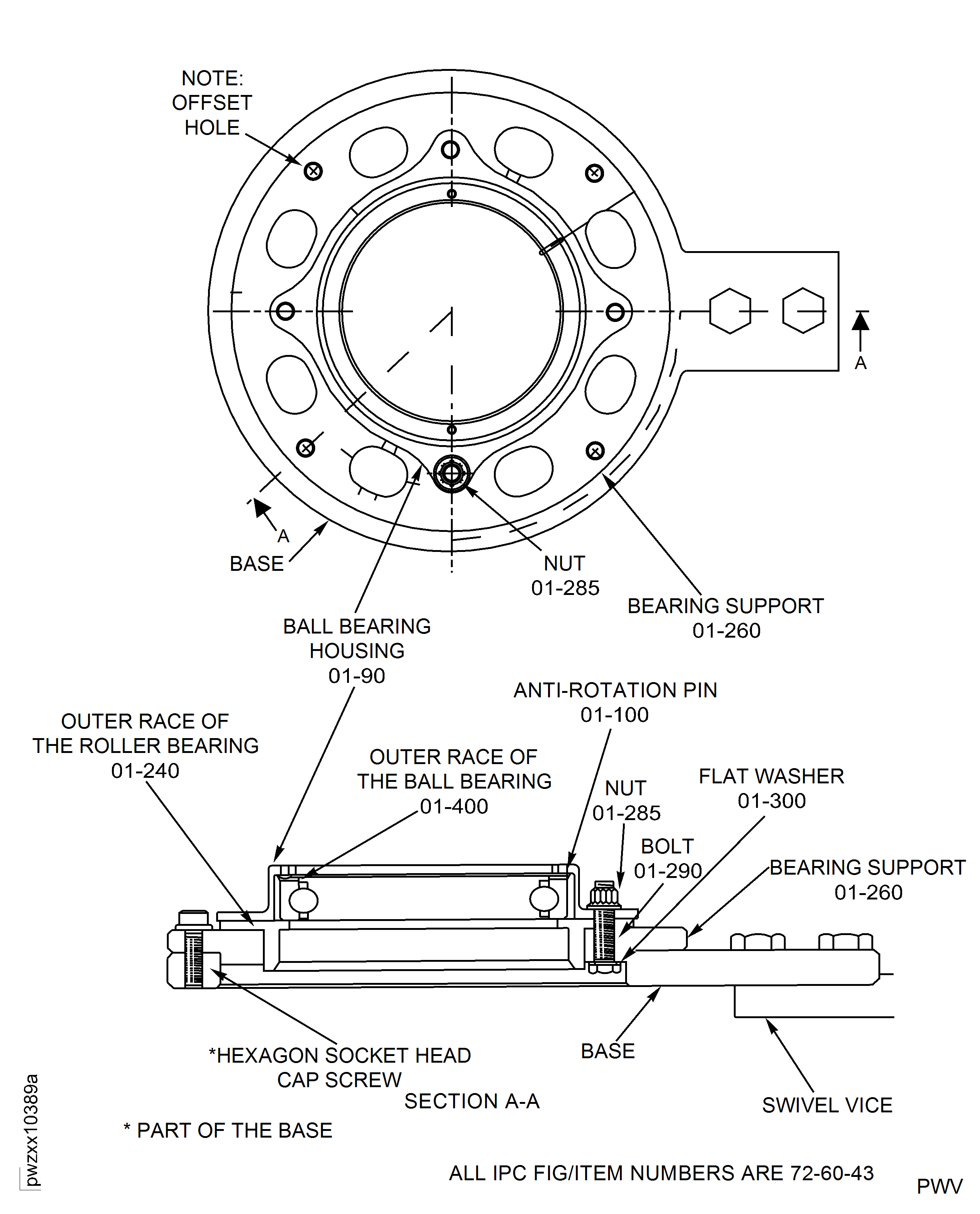 Install the Outer Race of the Ball Bearing and the Ball Bearing Housing on the Bearing Support