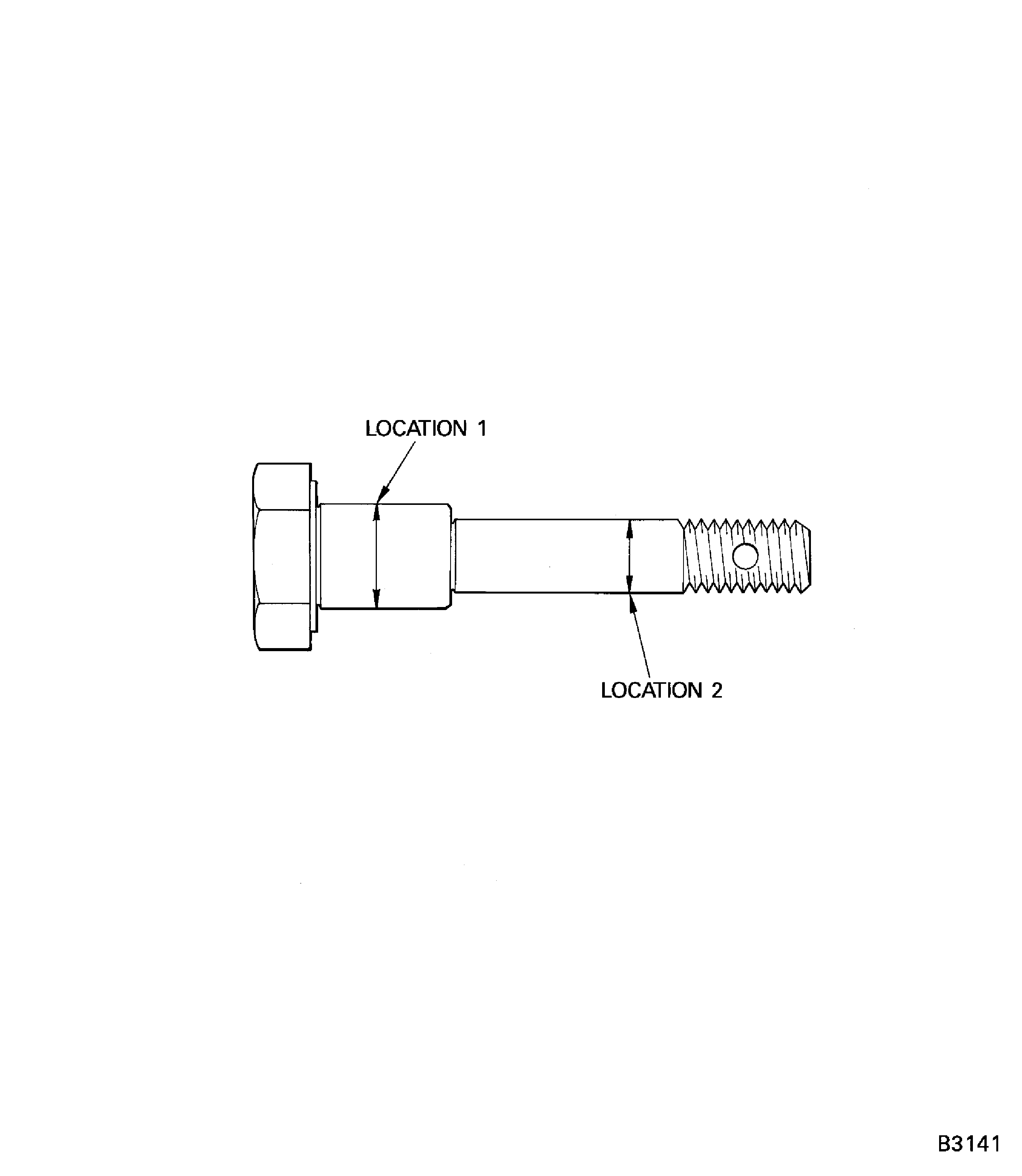 Bolt - Inspection Locations