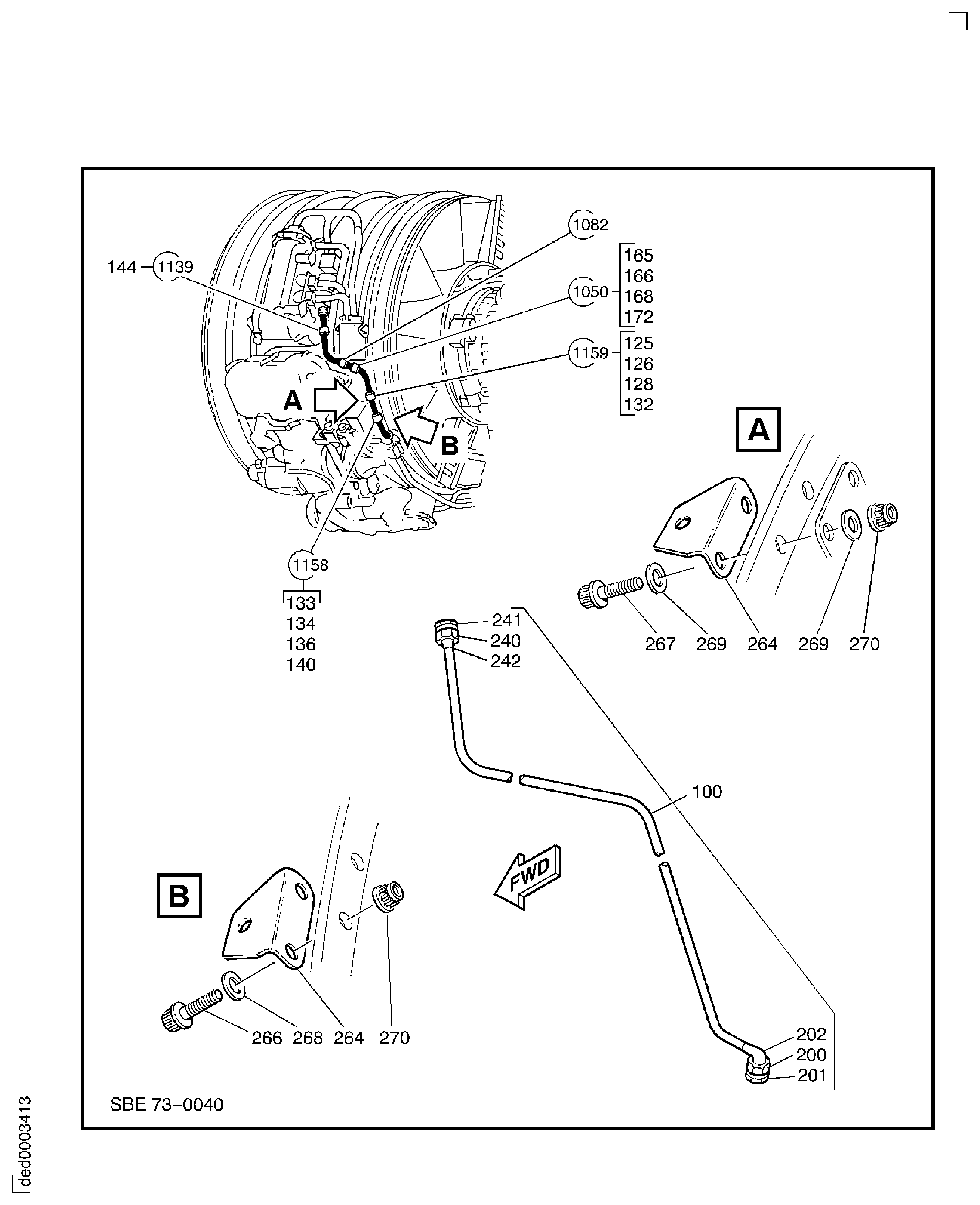 FUEL TUBES ENGINE