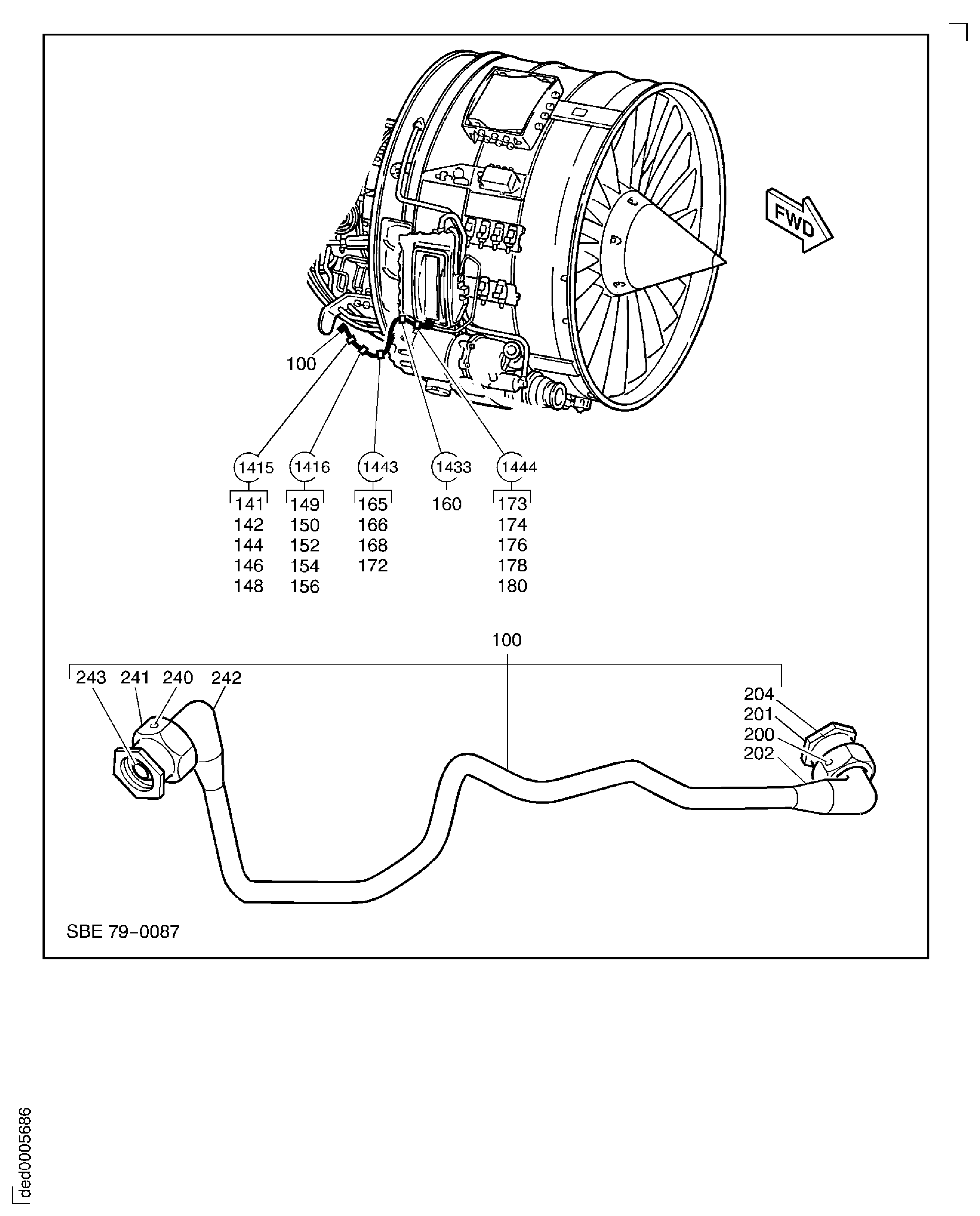 FUEL TUBES ENGINE