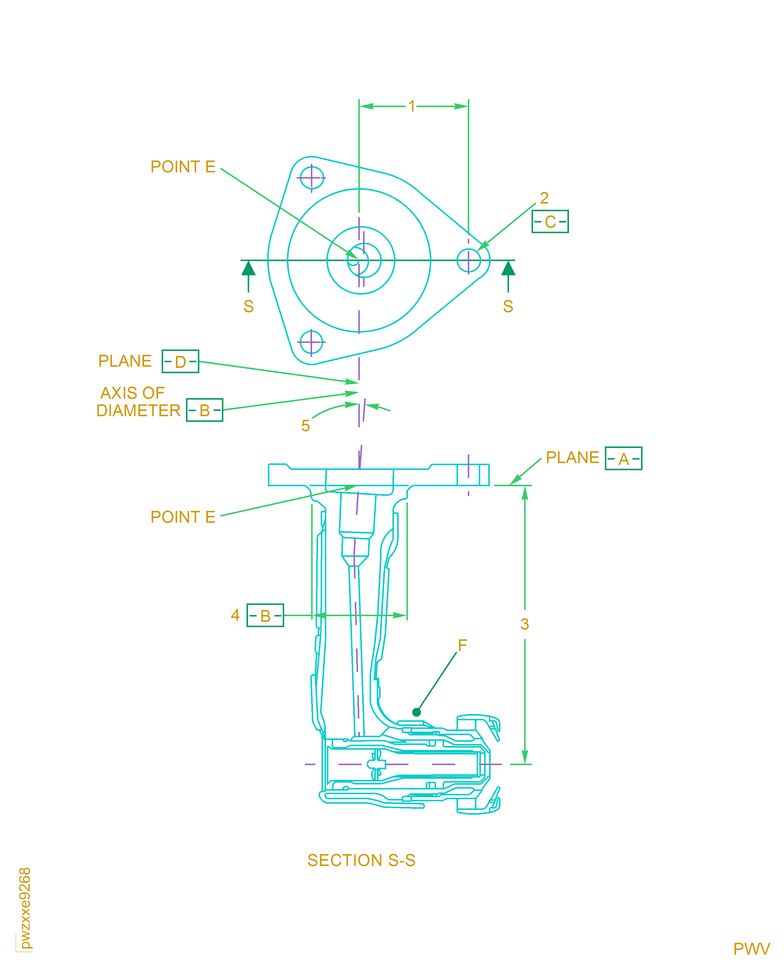 Fuel Nozzle and Support Datums