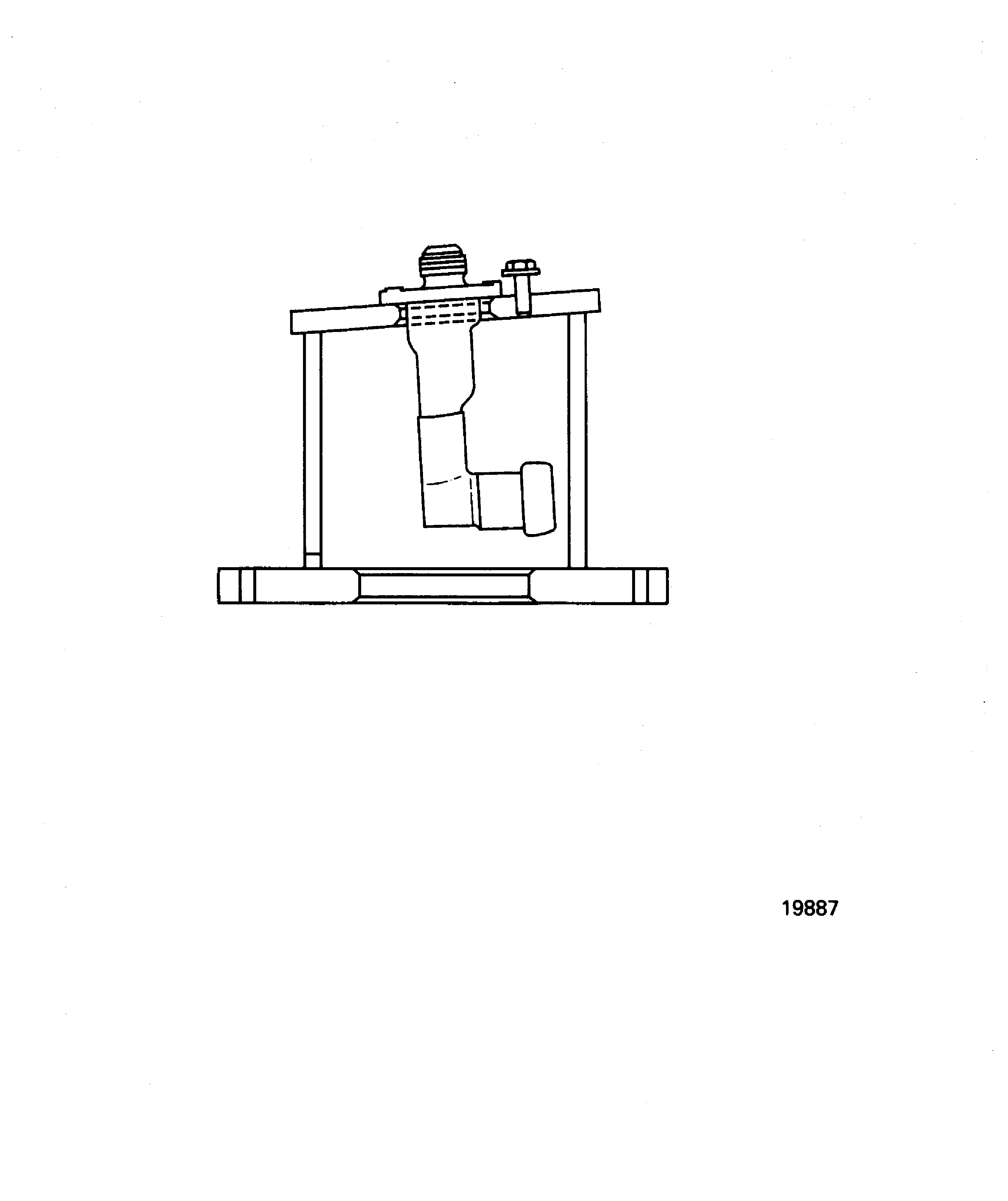 Install the fuel nozzle support assembly into Machining Fixture, IAE 1P16182
