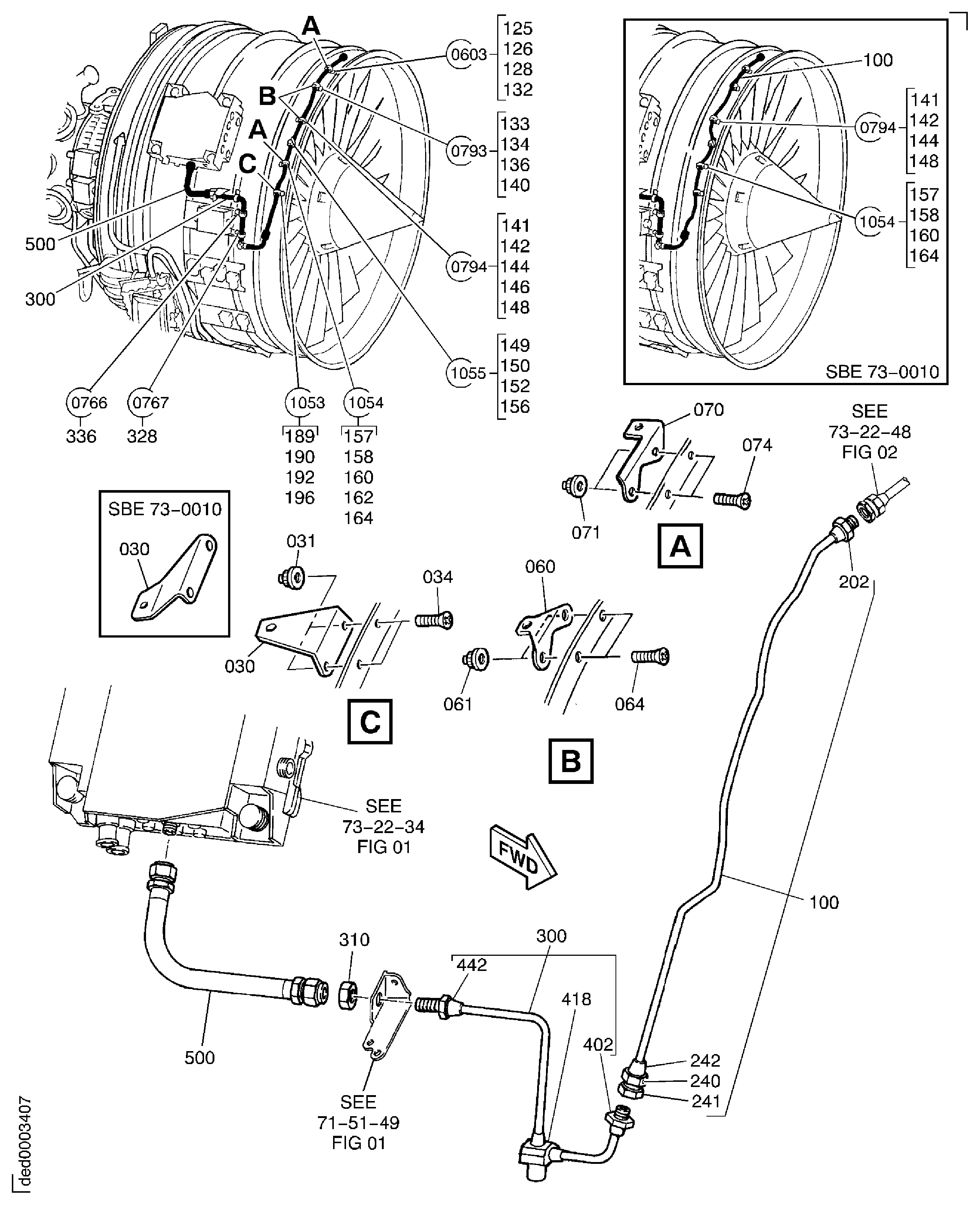 ENGINE FUEL AND CONTROL-FUEL SYSTEM AIR TUBES