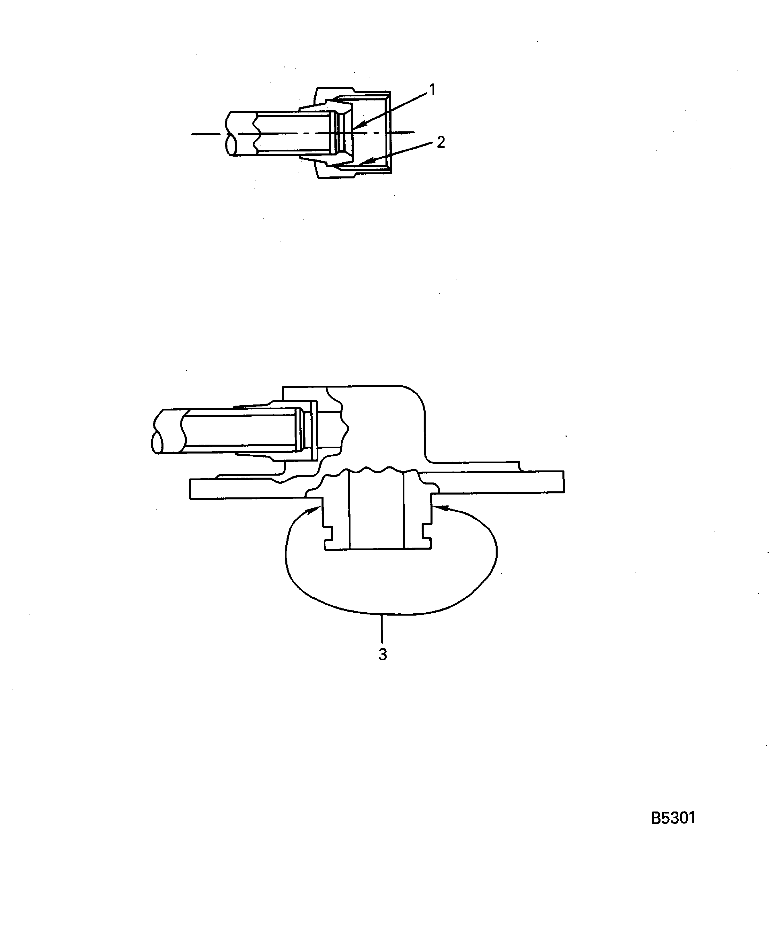 Left Pressure Control Tube Inspection Locations