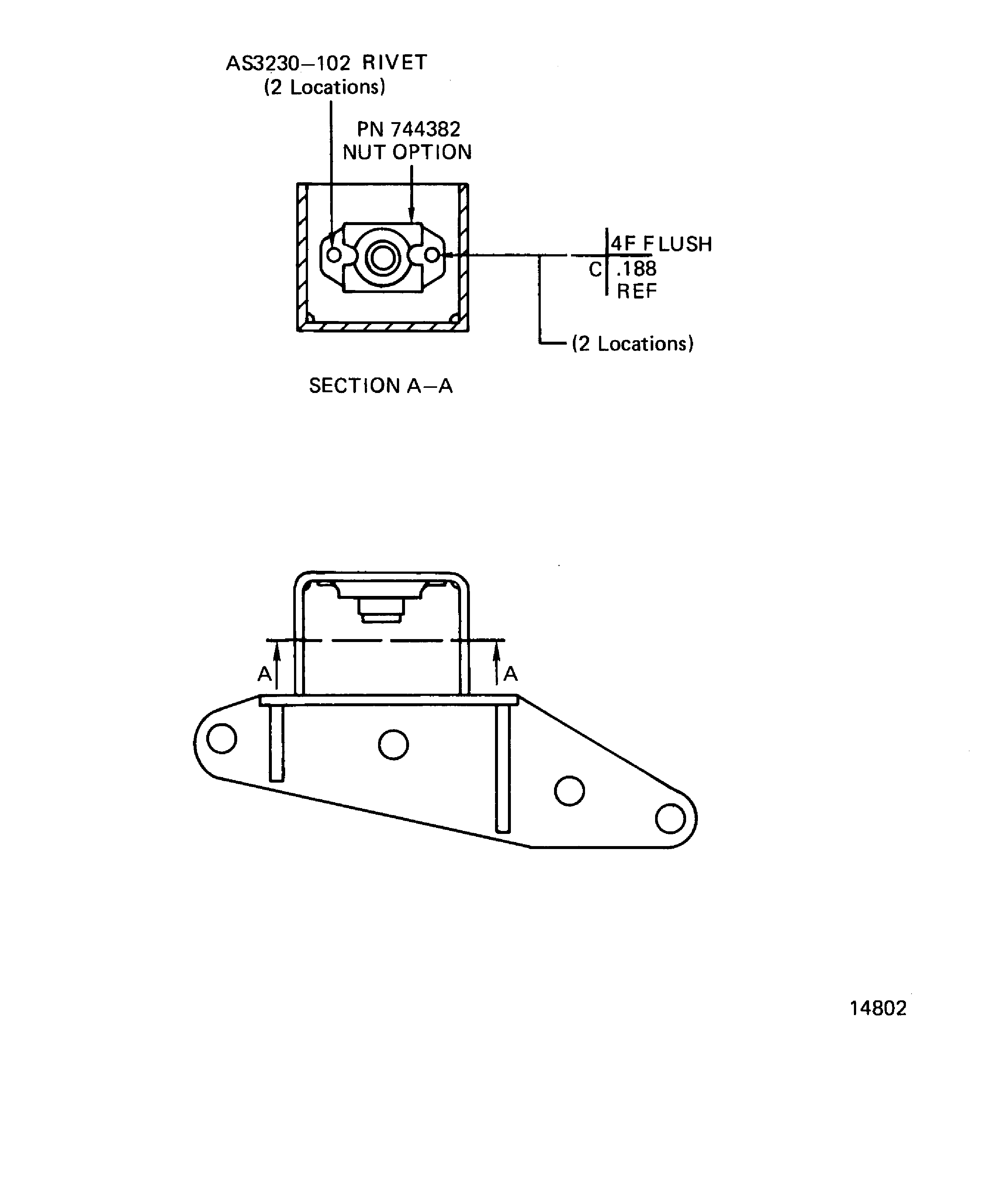 Install the Nut on the EEC Support