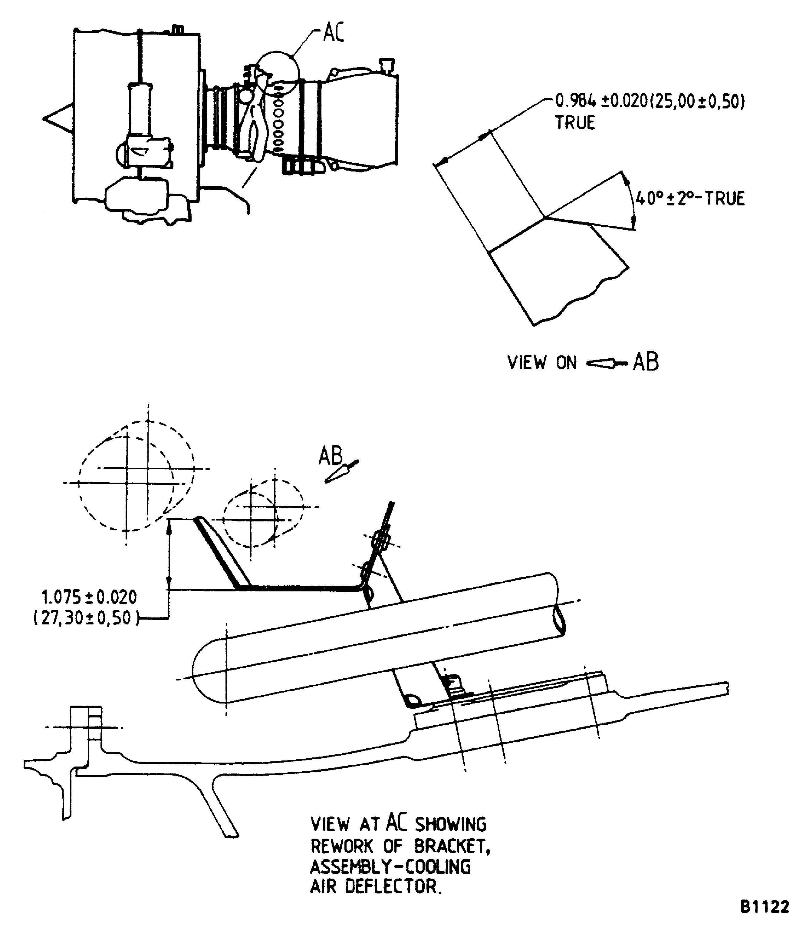 Rework the Air Deflector Bracket