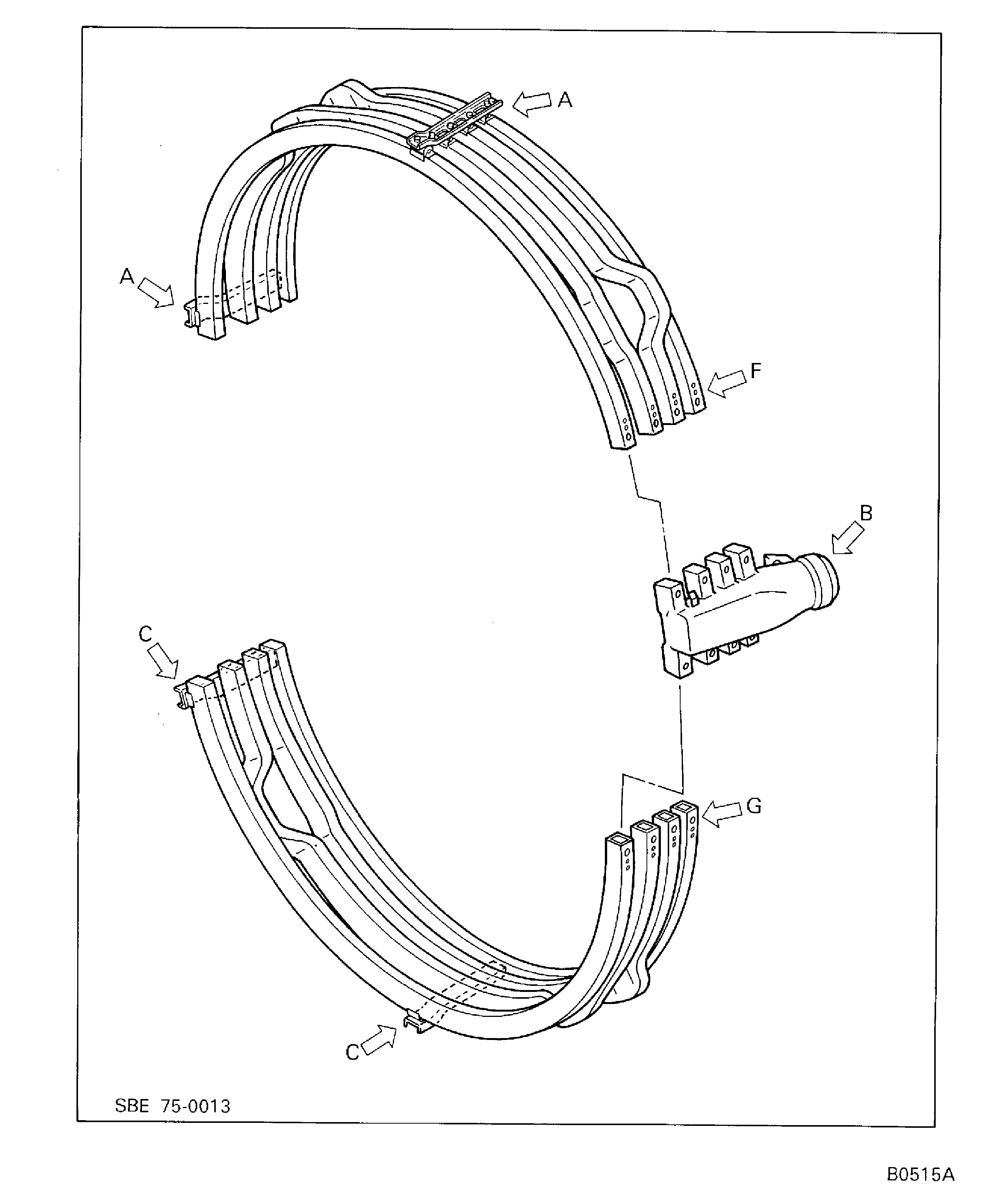 HP ACTIVE CLEARANCE CONTROL MANIFOLD