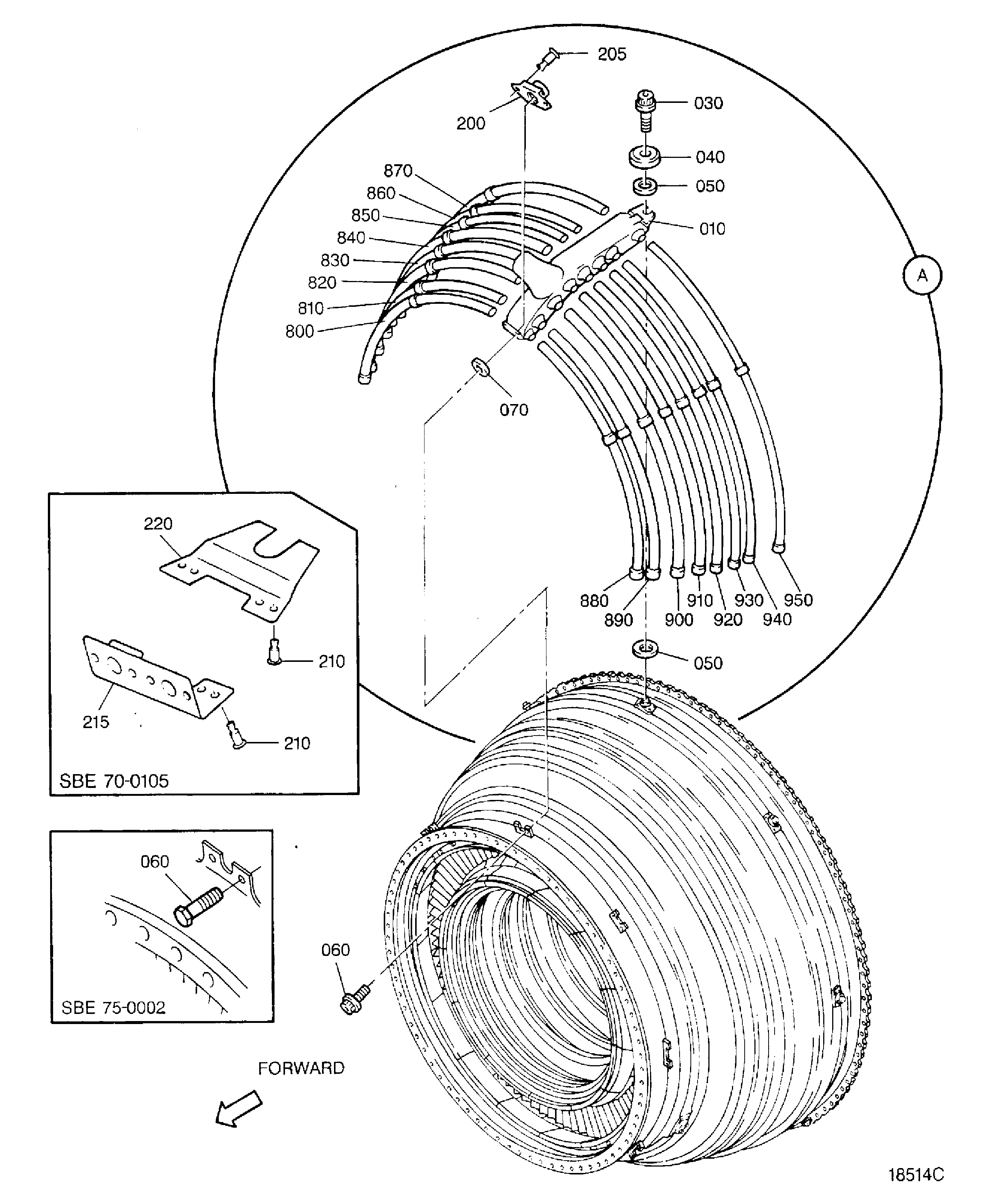 DUCT ASSY COOLING AIR LPT