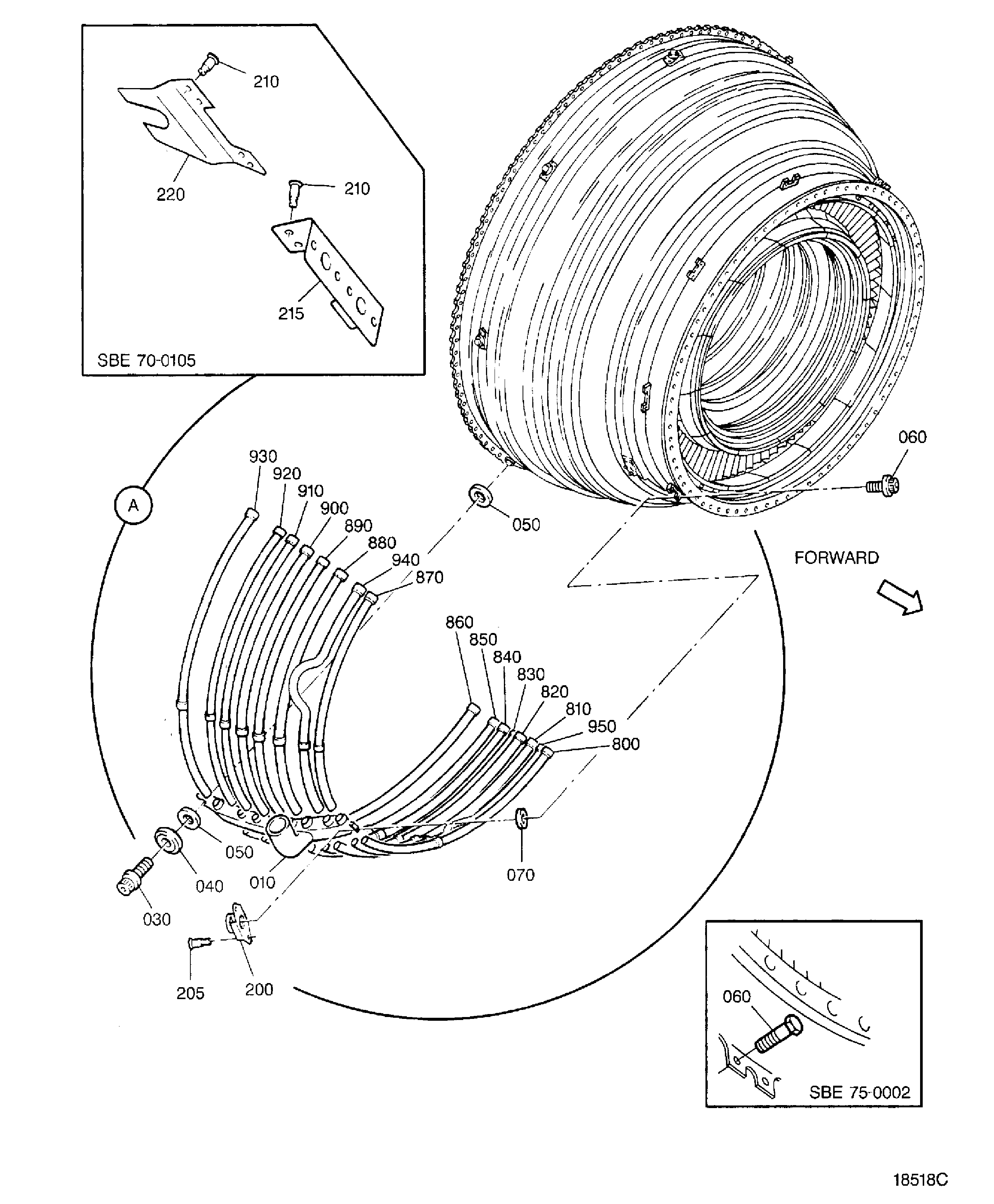 DUCT ASSY COOLING AIR LPT