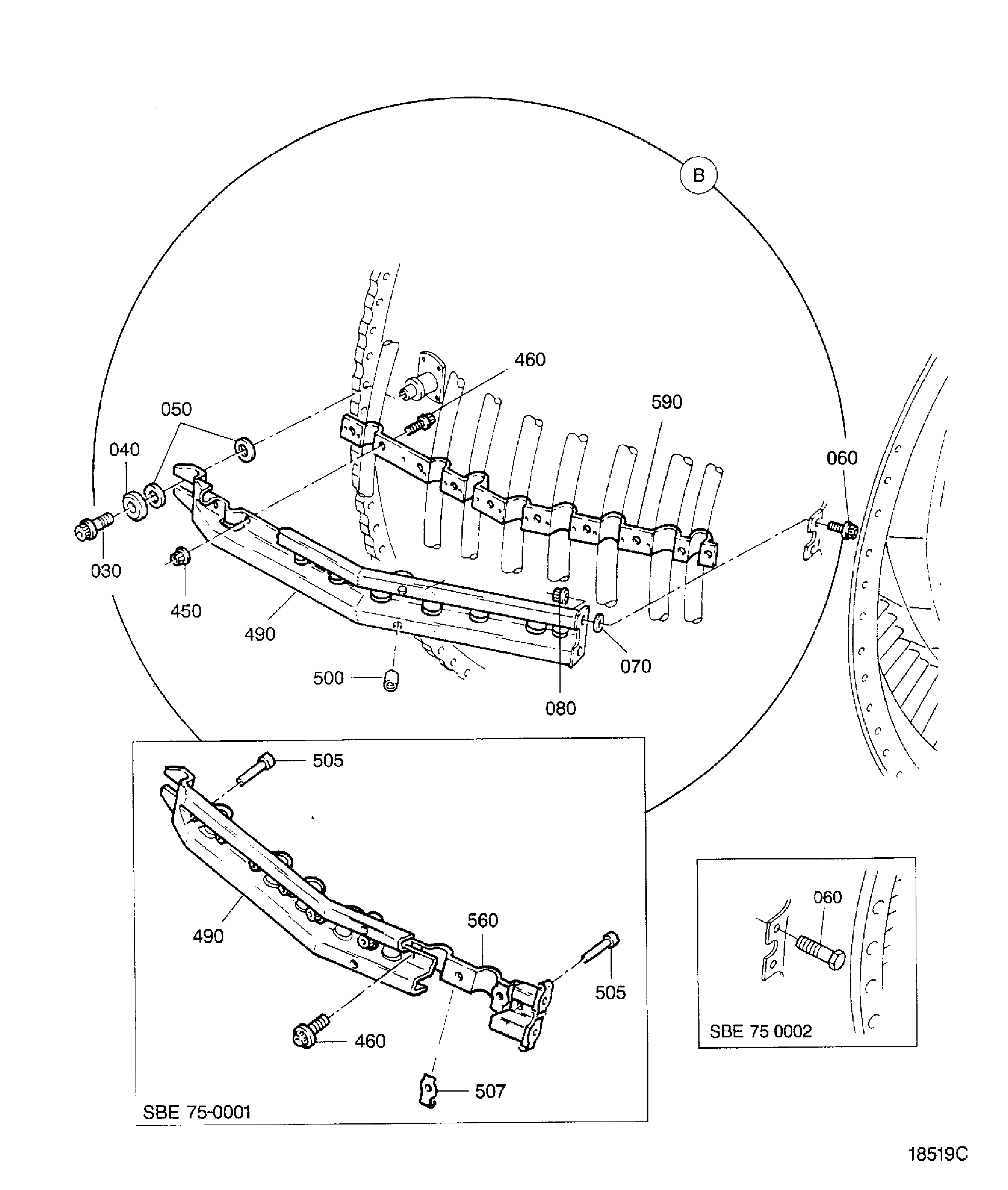 DUCT ASSY COOLING AIR LPT