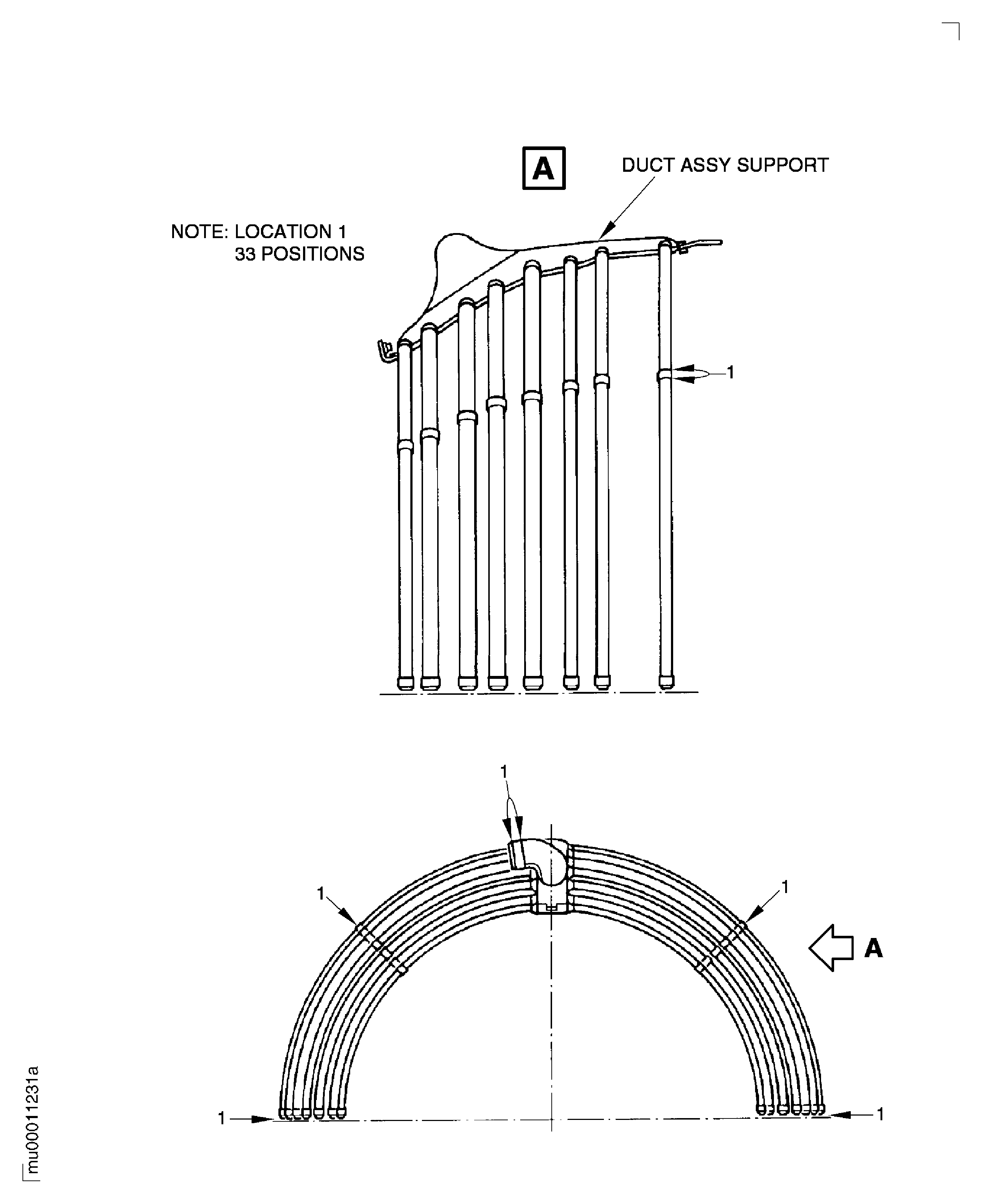 Inspection of the Cooling Air Duct Assembly