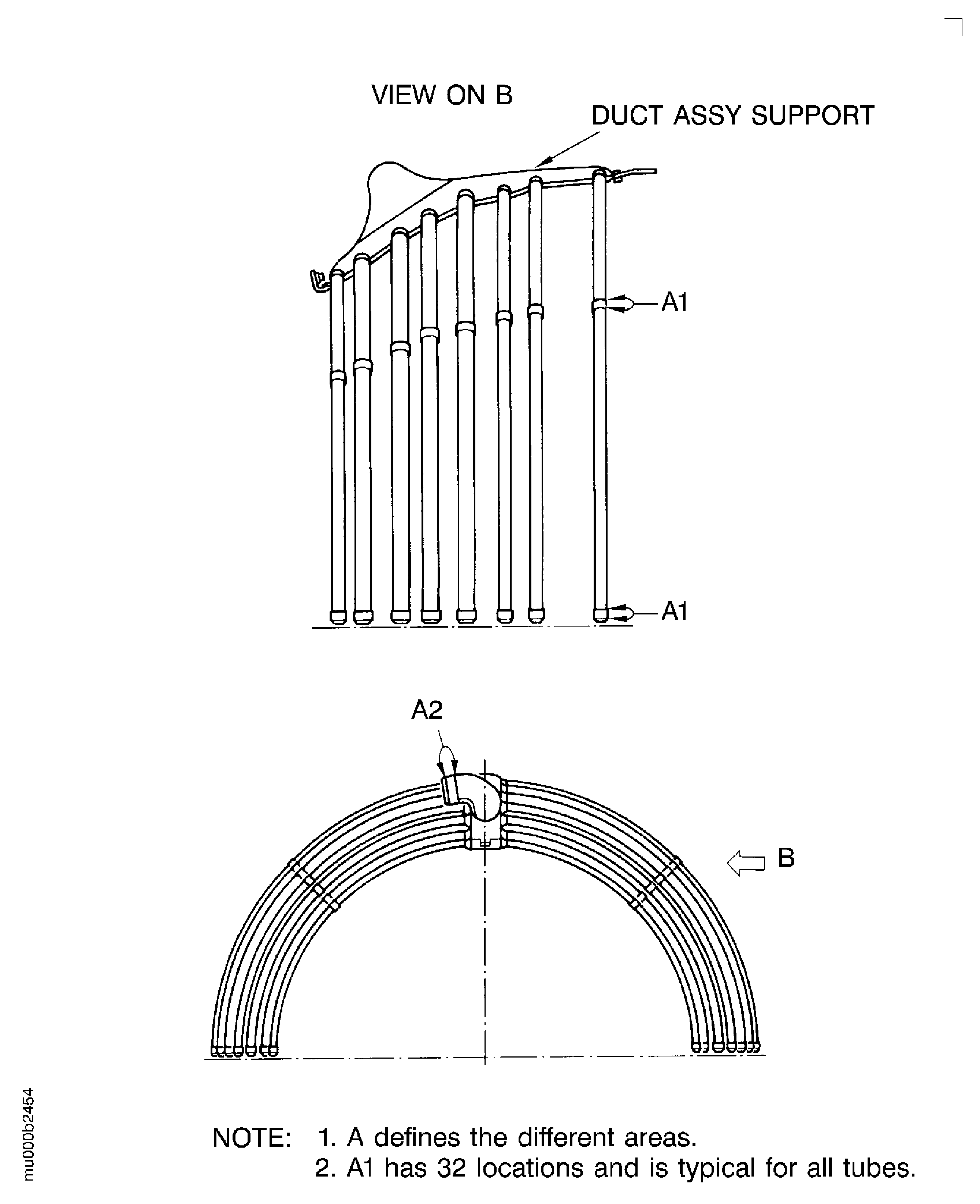 Inspection of the Cooling Air Duct Assembly