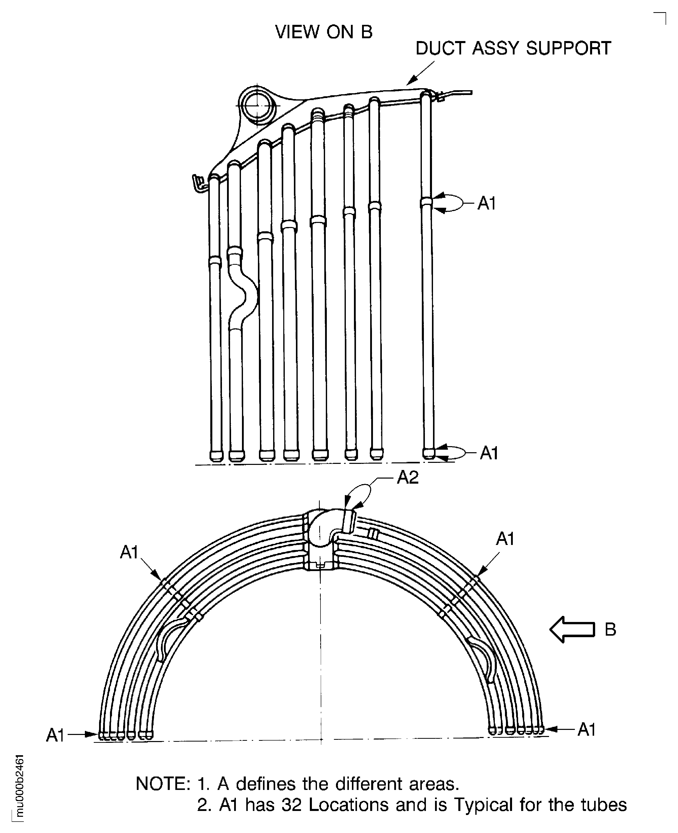 Inspection of the Cooling Air Duct Assembly