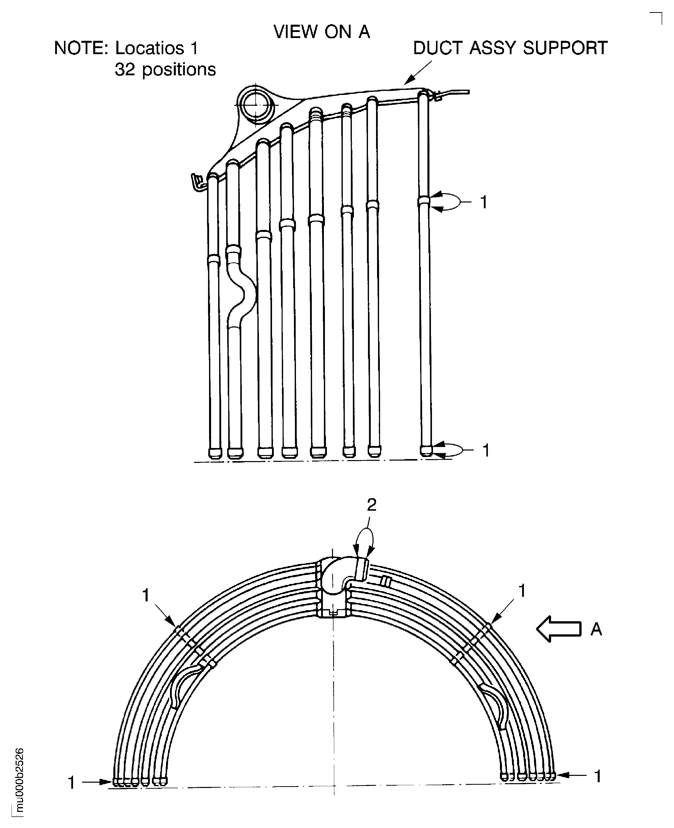 Inspection of the Cooling Air Duct Assembly