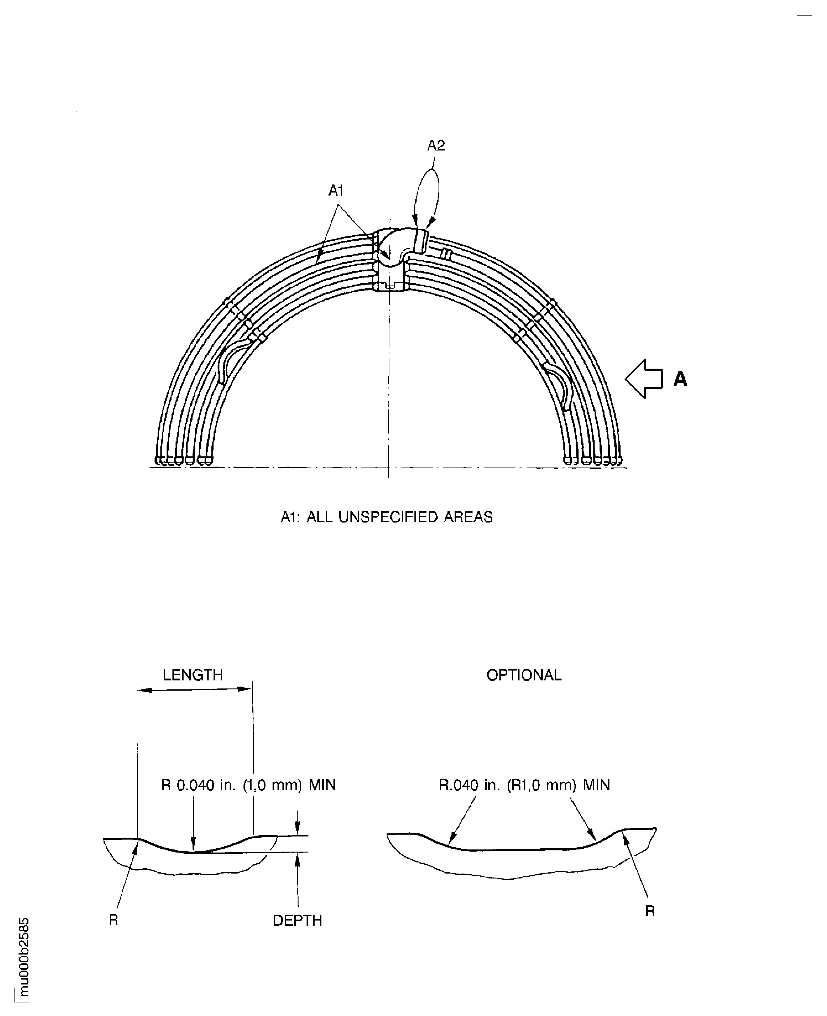 Blend Repair of the Air Cooling Duct