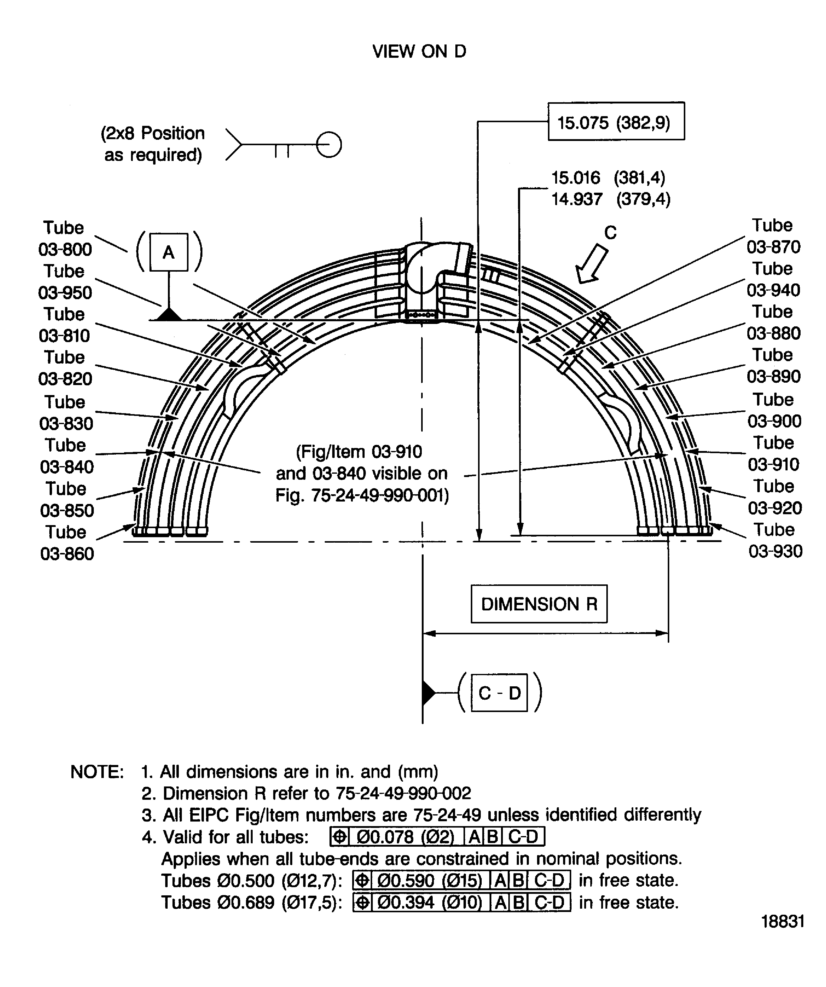 Lower Air Cool Duct, Assembly - Replacement Of Tubes