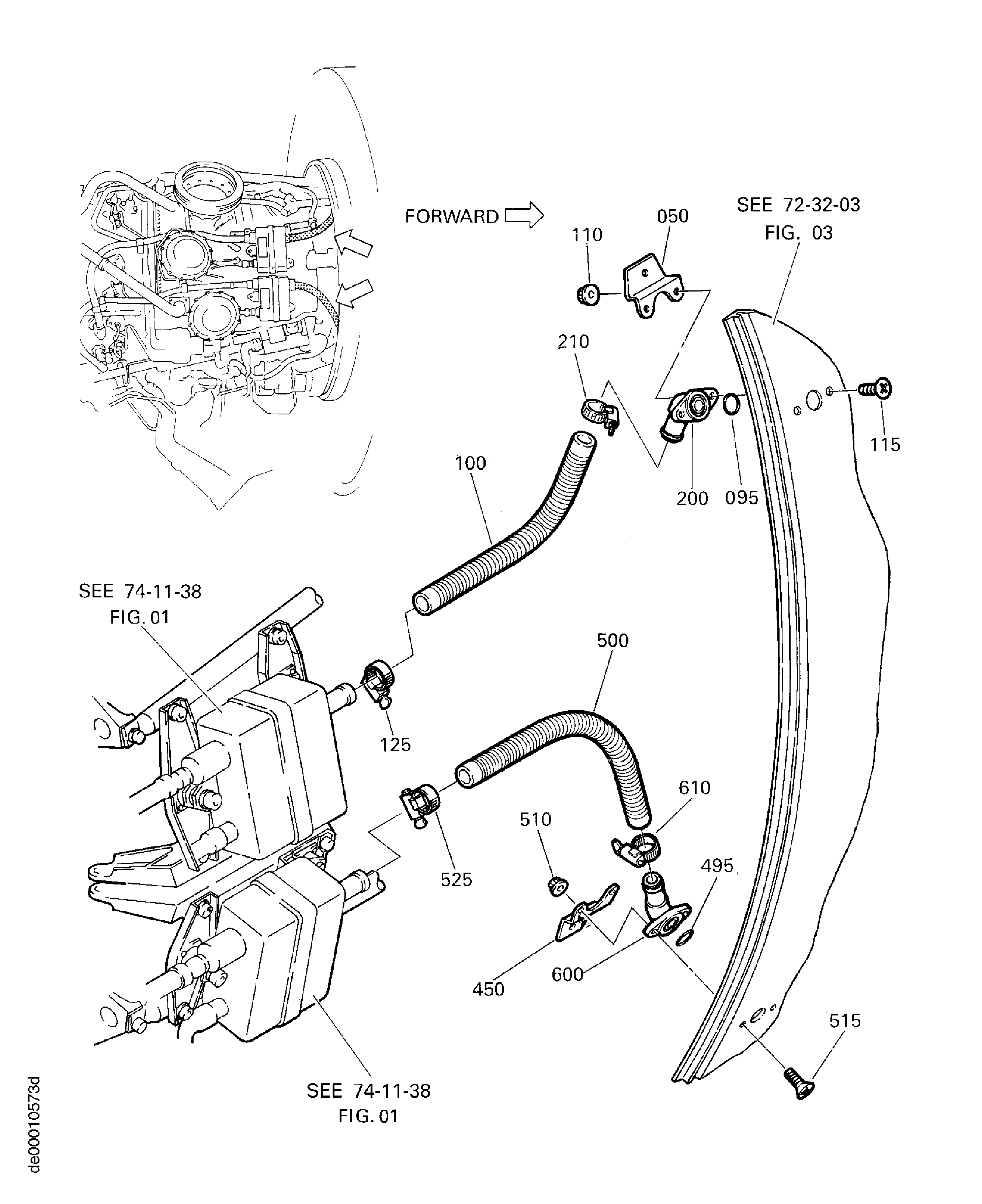 IGNITION EXCITER COOLING TUBES
