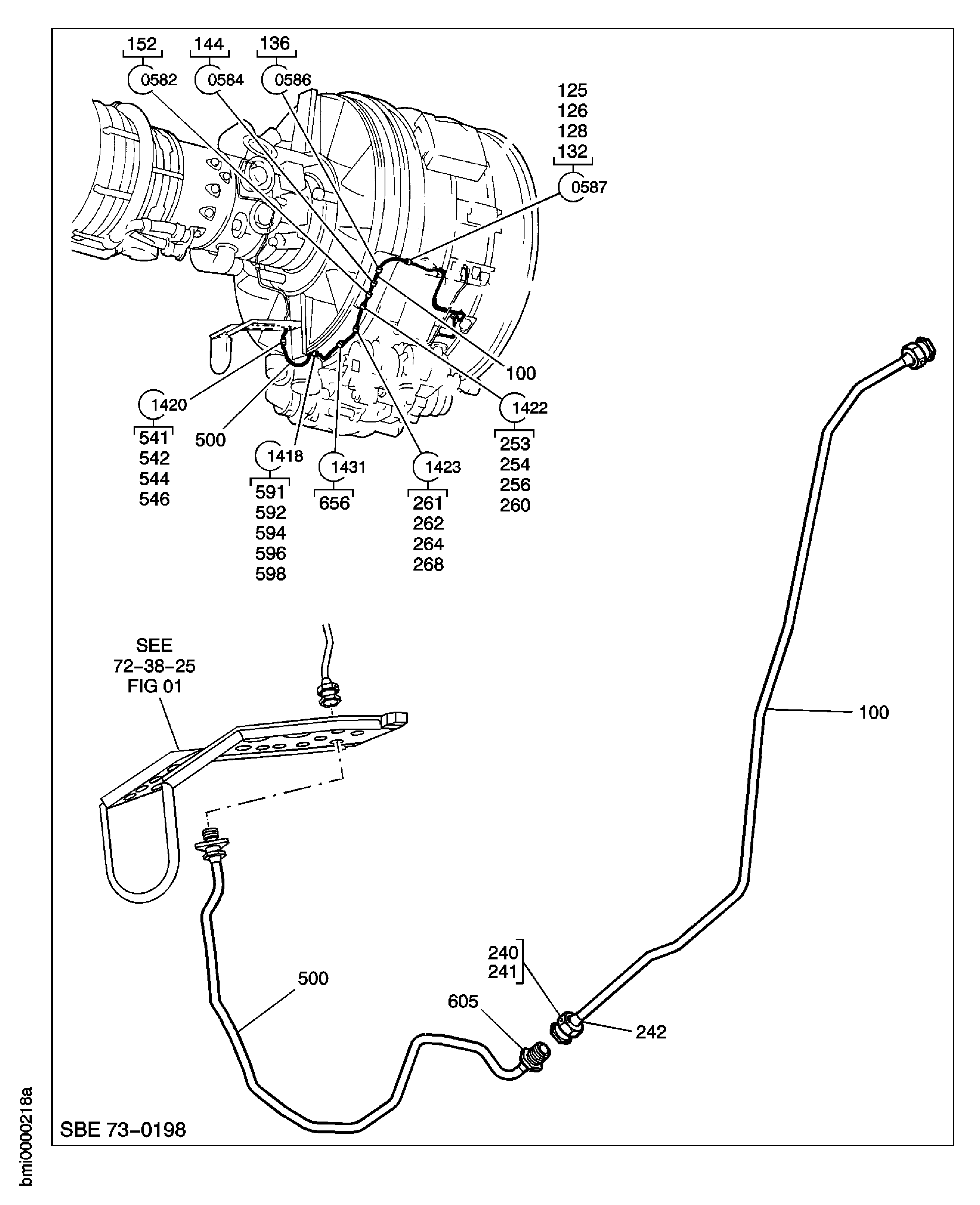 AIR-HPC BLEED CONTROL TUBES