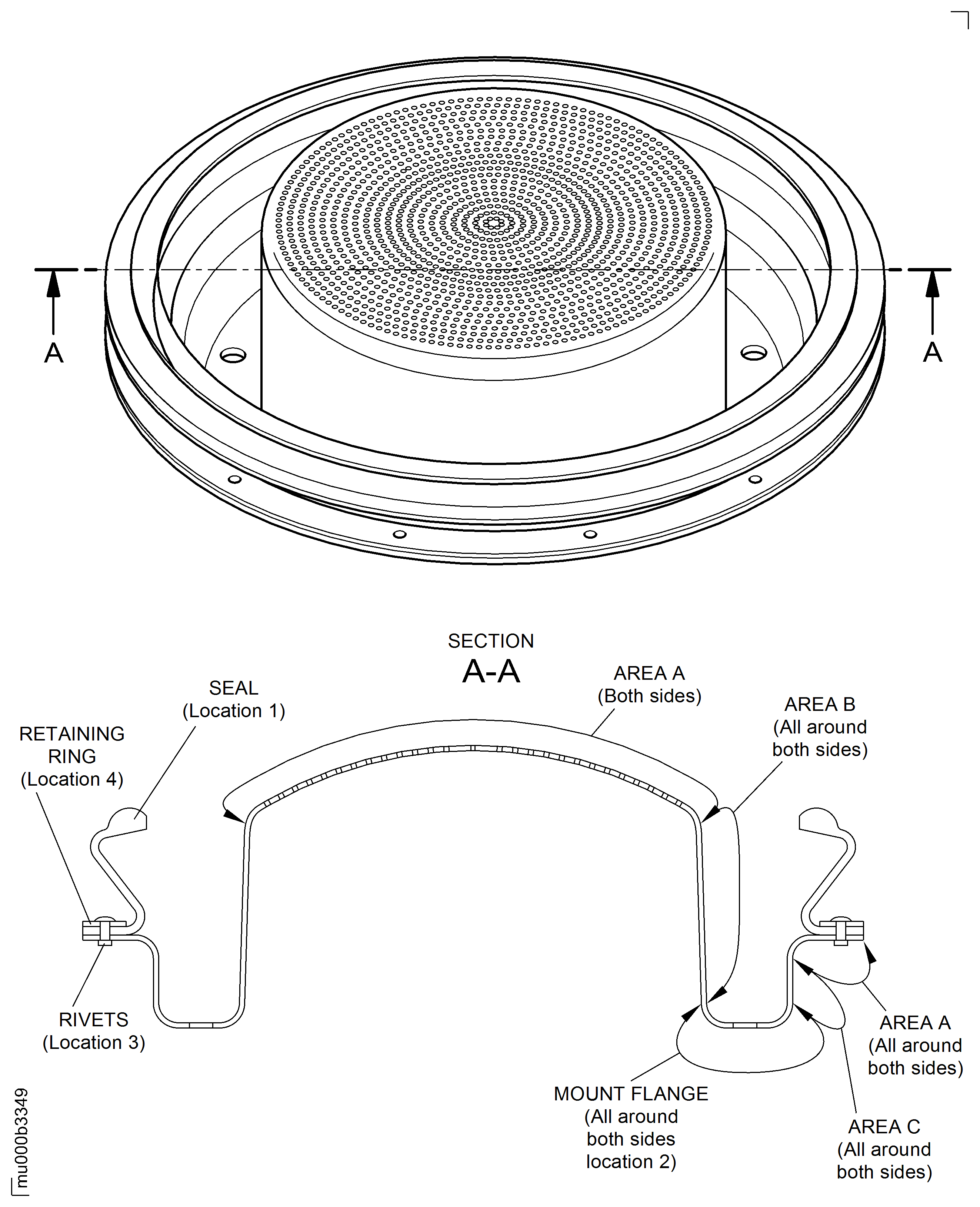 Locations on the HP Compressor Stage 10 Bleed Valves