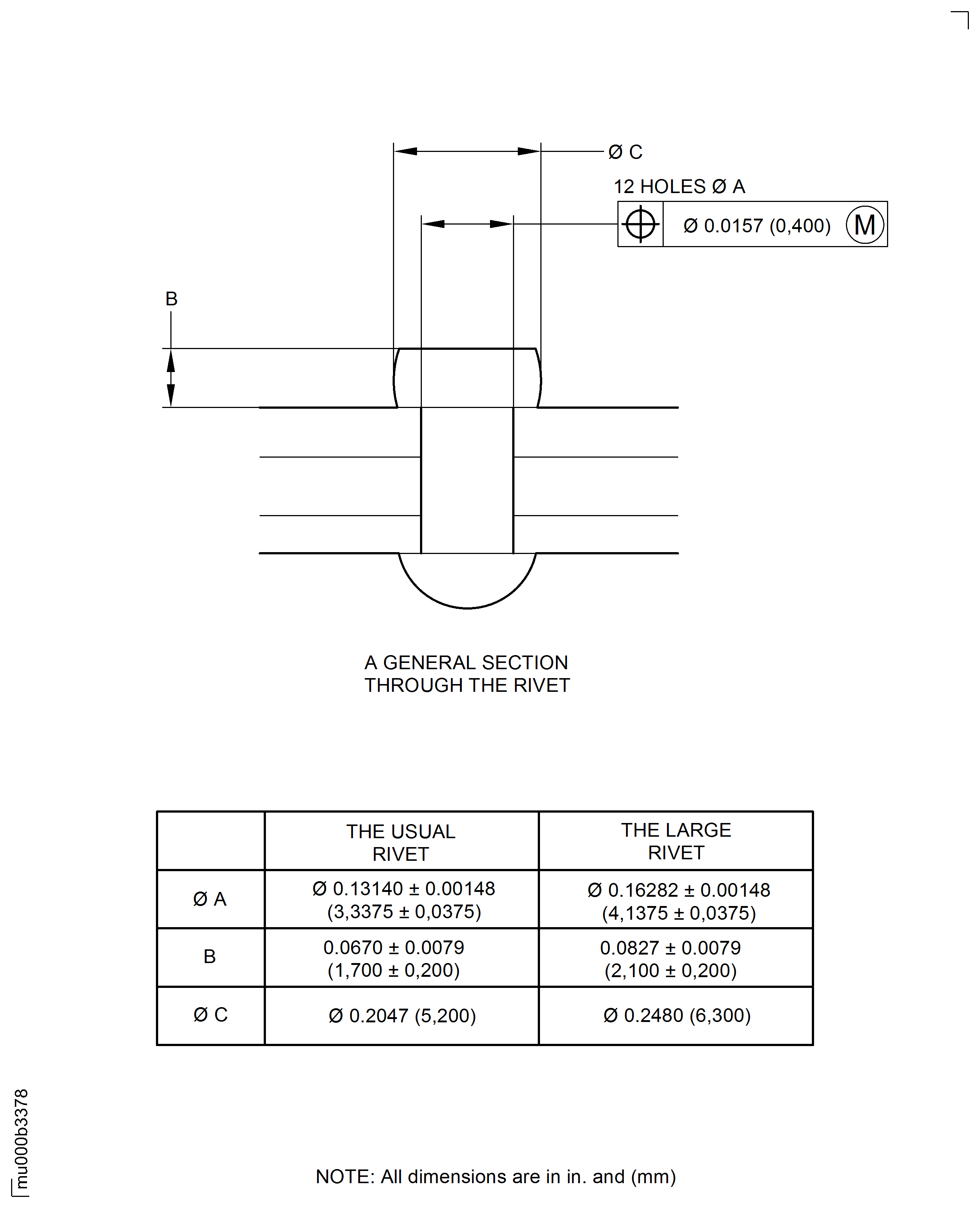 Repair Details and Dimensions