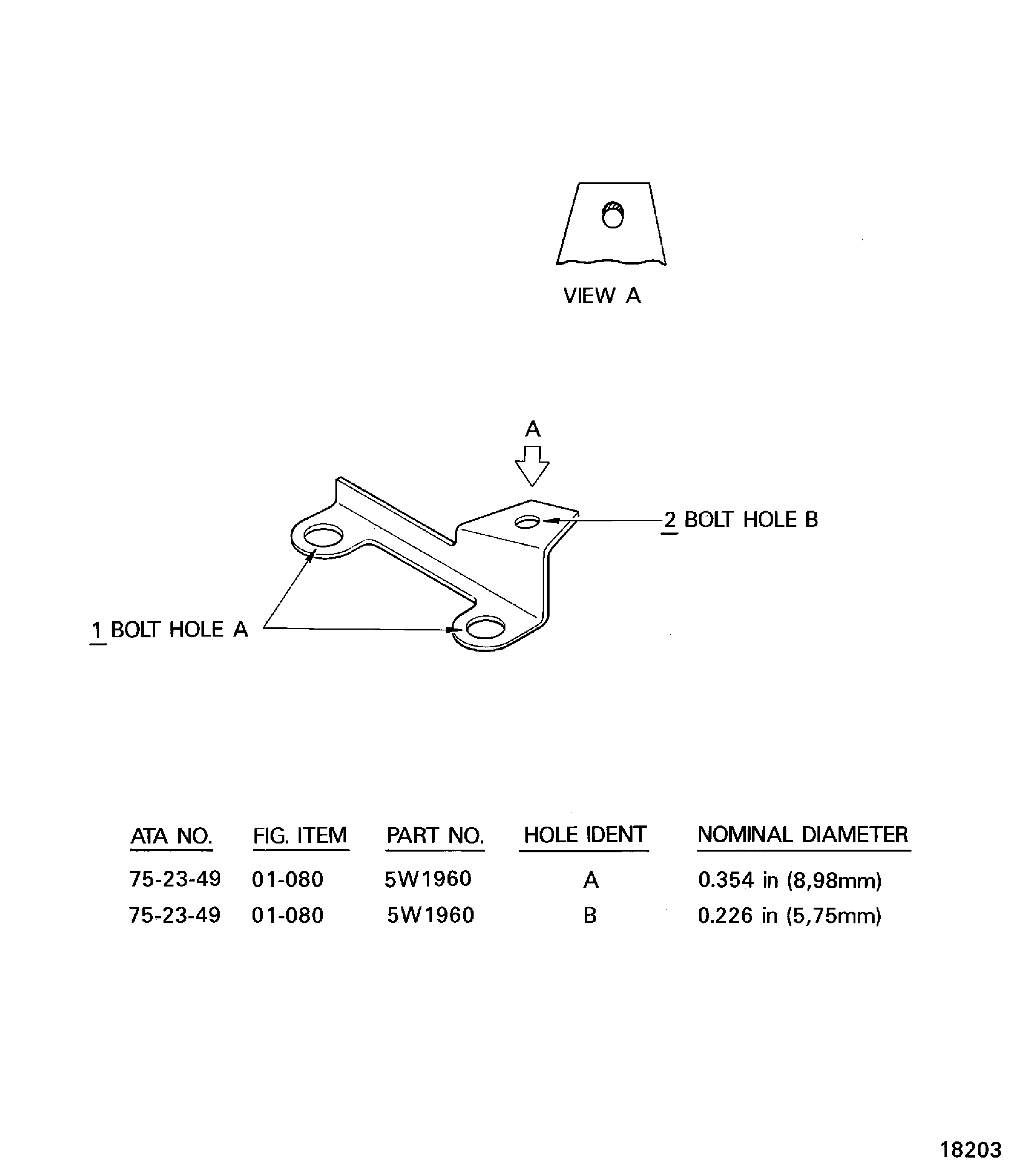 Inspection of the Bracket
