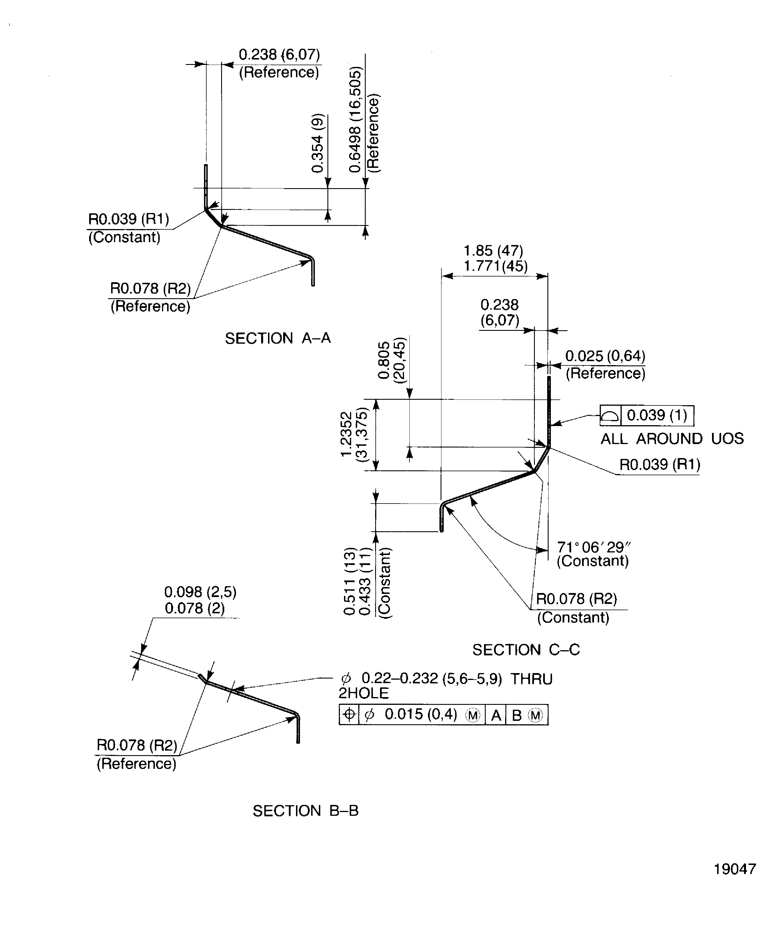 Dimension of the Heat Shield